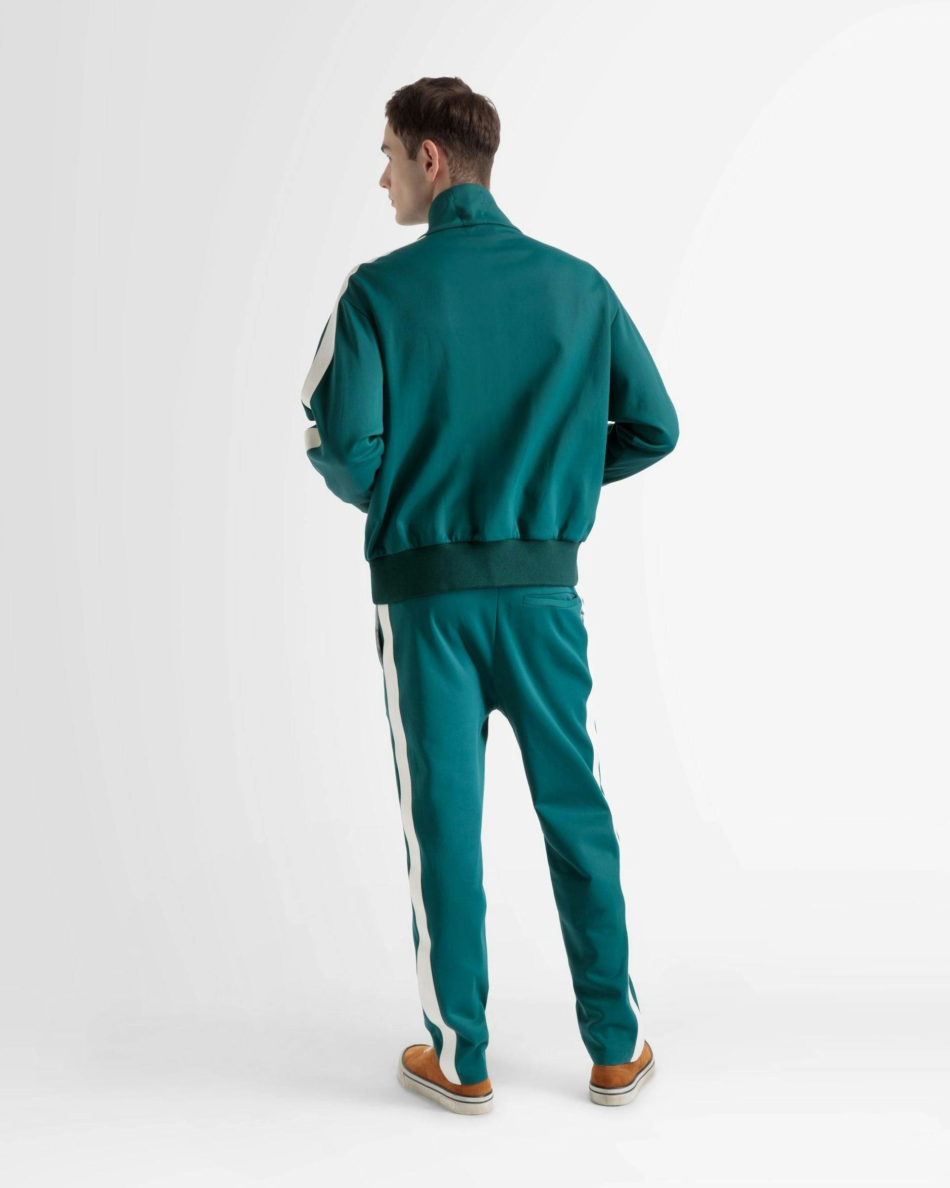Pantalone Sportivo In Misto Cotone Verde - Uomo - Bally - 06
