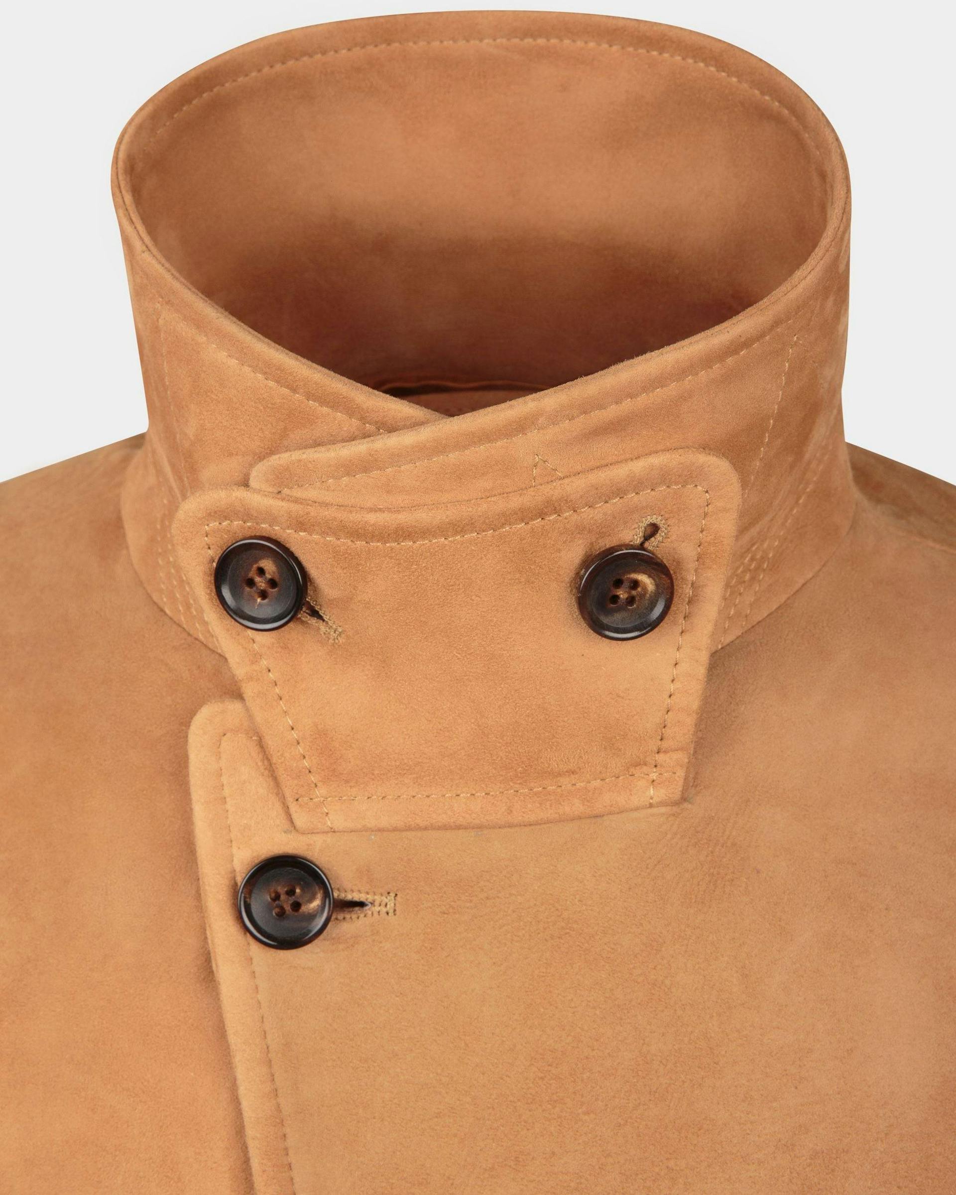 Men's Jacket in Suede | Bally | On Model Detail