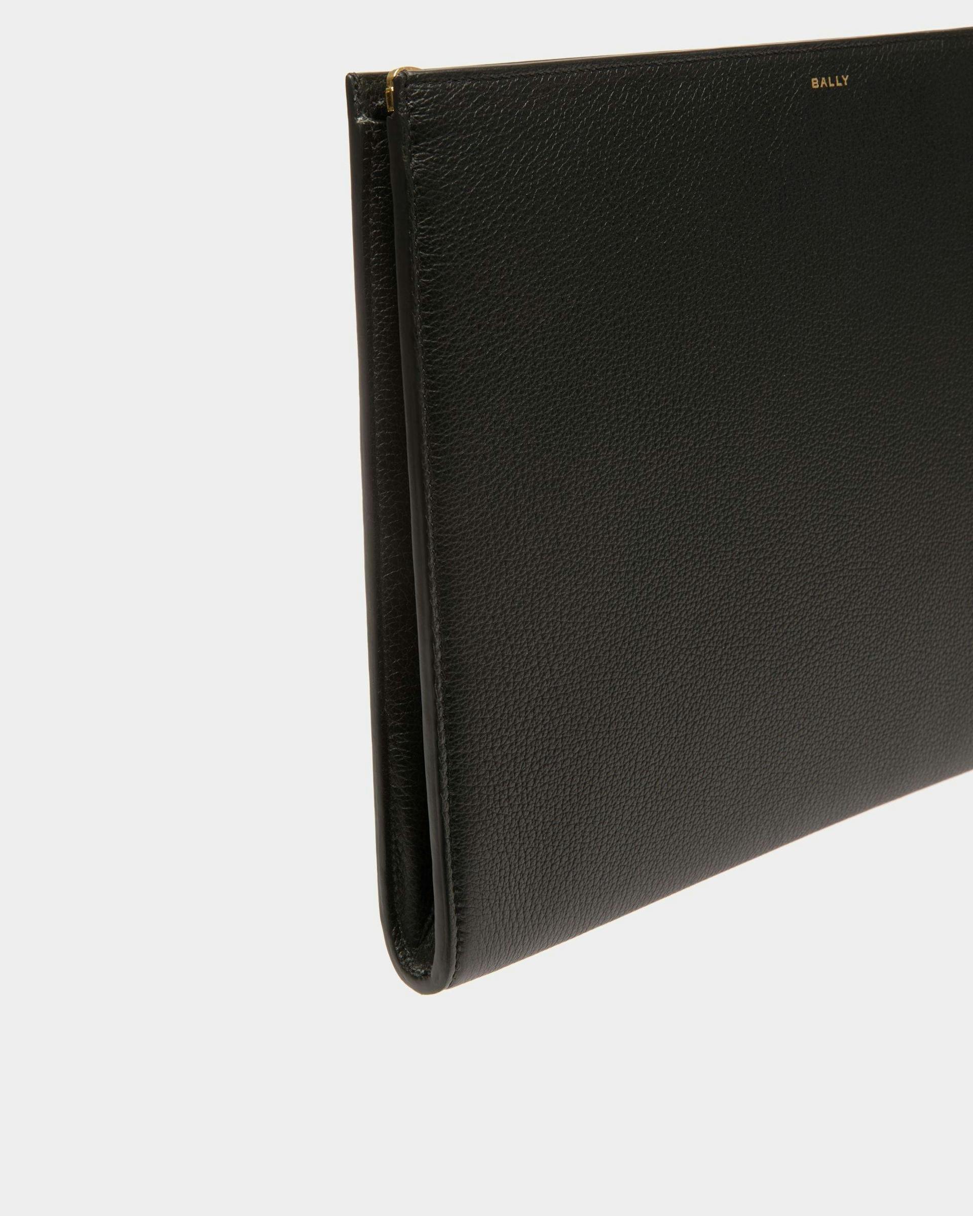 Men's Tech Folio In Black Leather | Bally | Still Life Detail
