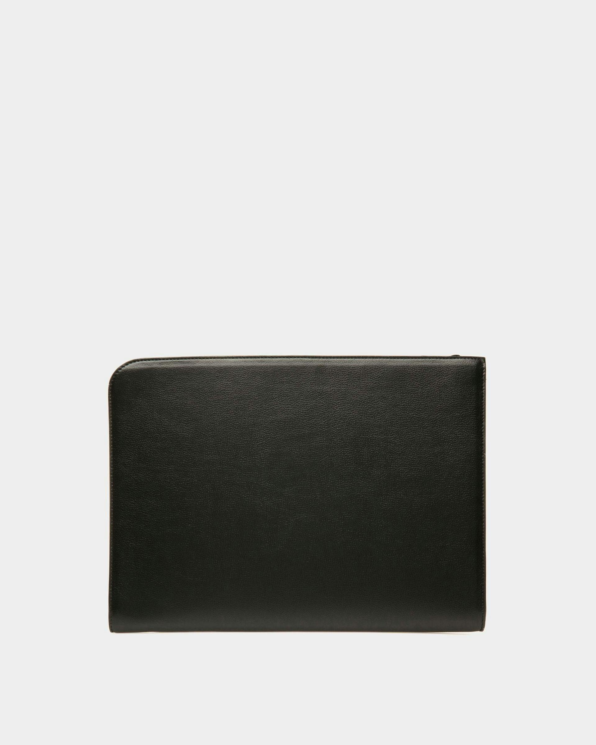 Men's Banque Necessaire In Black Leather | Bally | Still Life Back