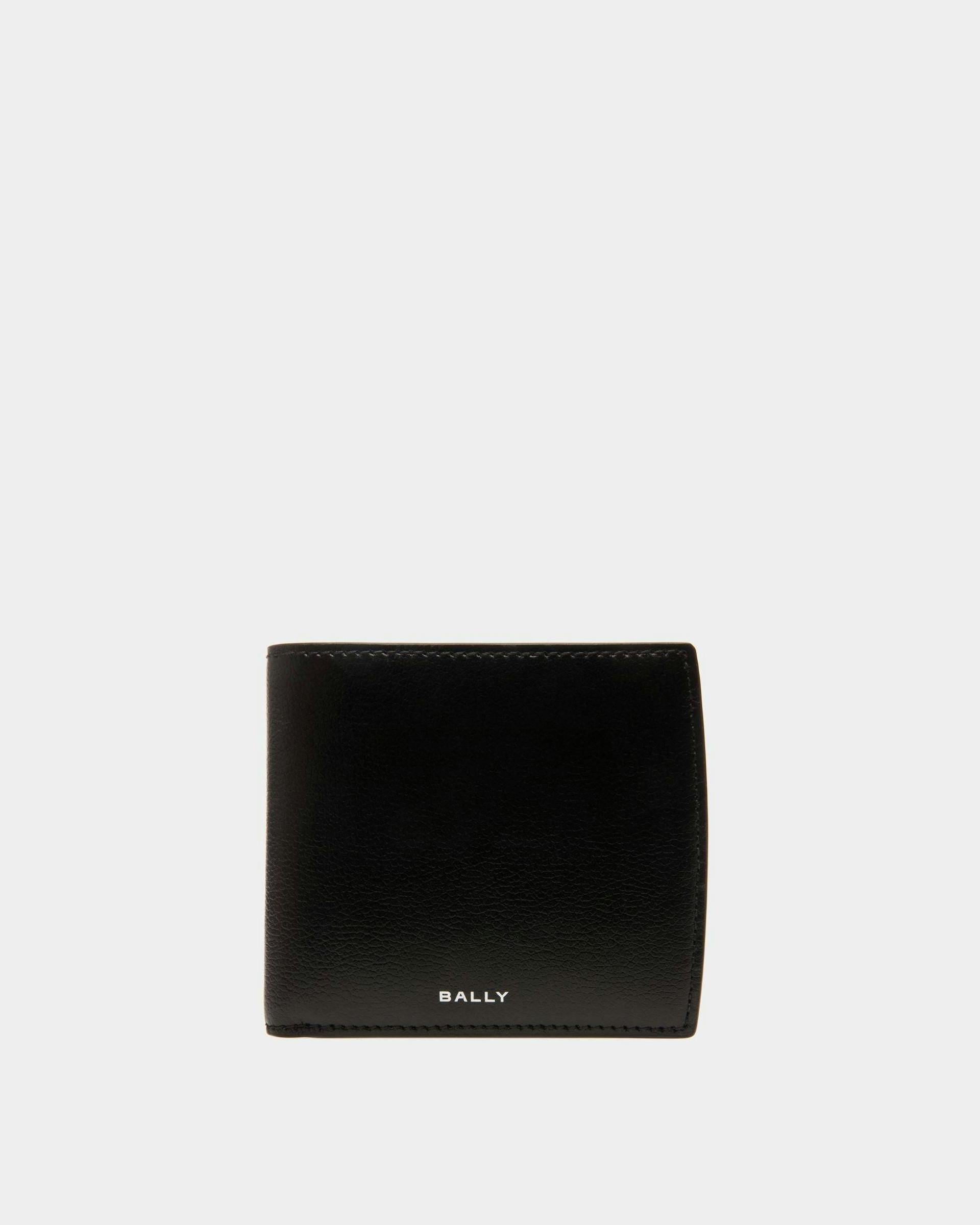 Men's Banque Wallet In Black Leather | Bally | Still Life Front