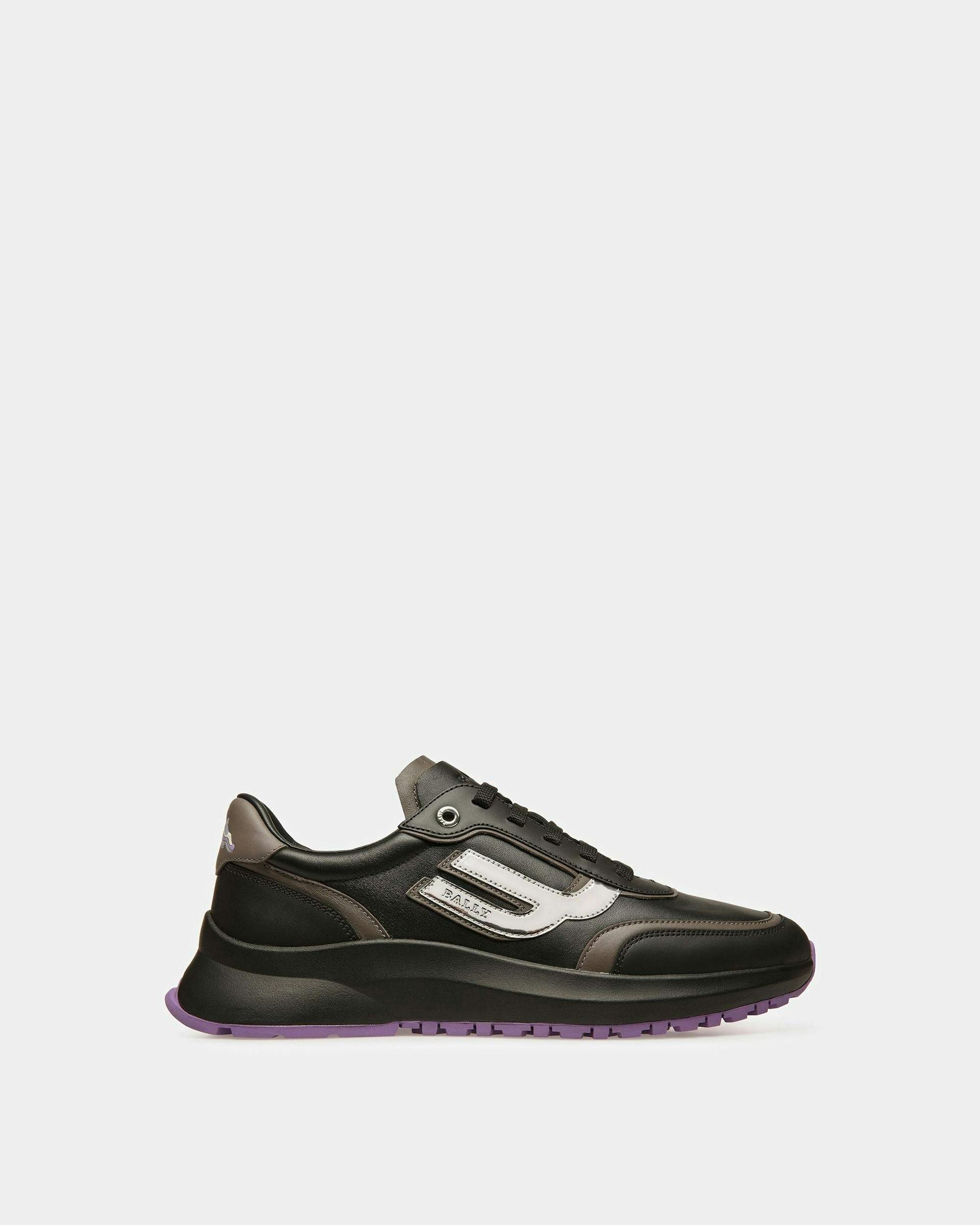 Demmy Sneaker In Pelle Nera E Antracite - Uomo - Bally - 01