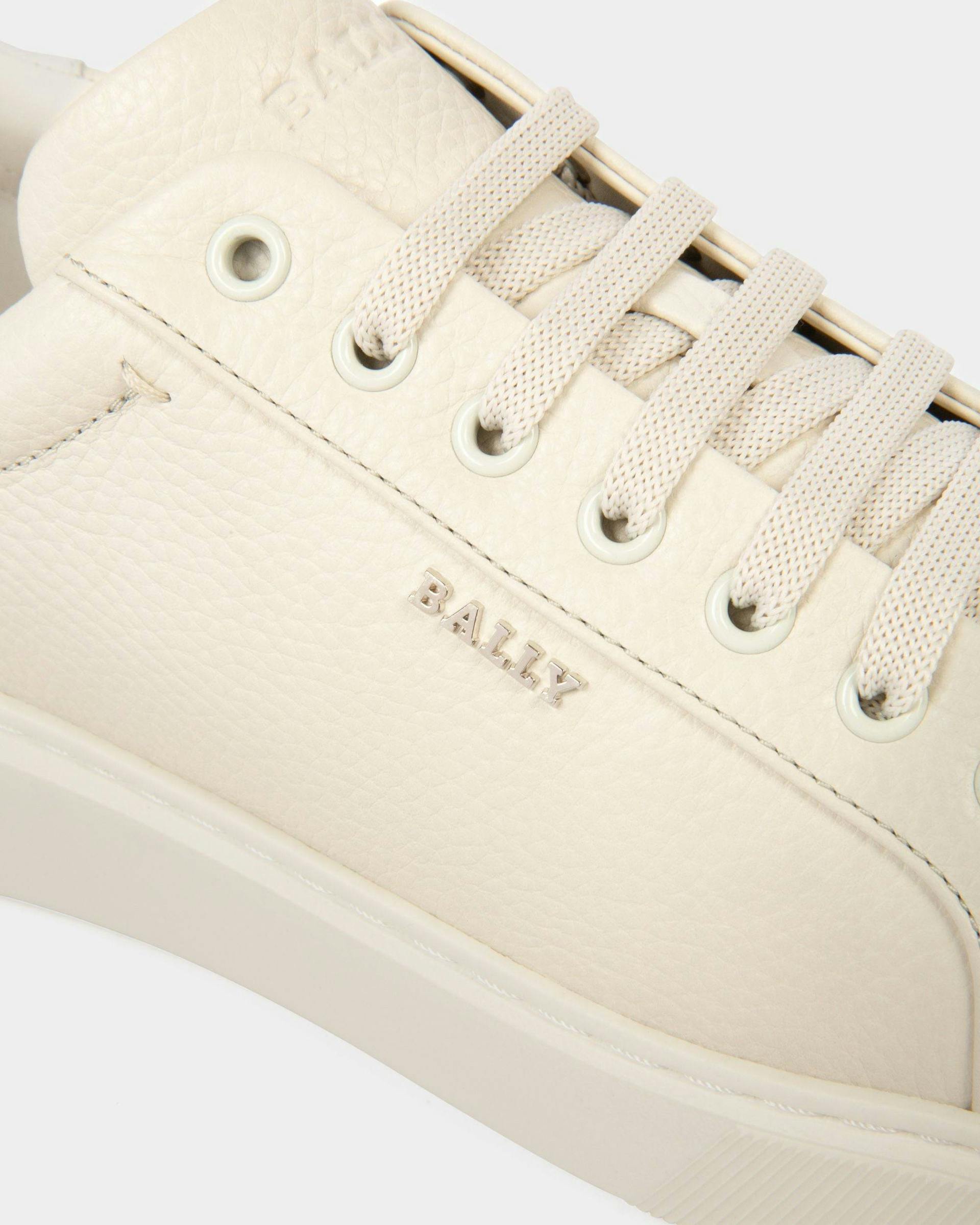Miky Sneaker In Pelle Bianco Polvere E Bianco - Uomo - Bally - 03