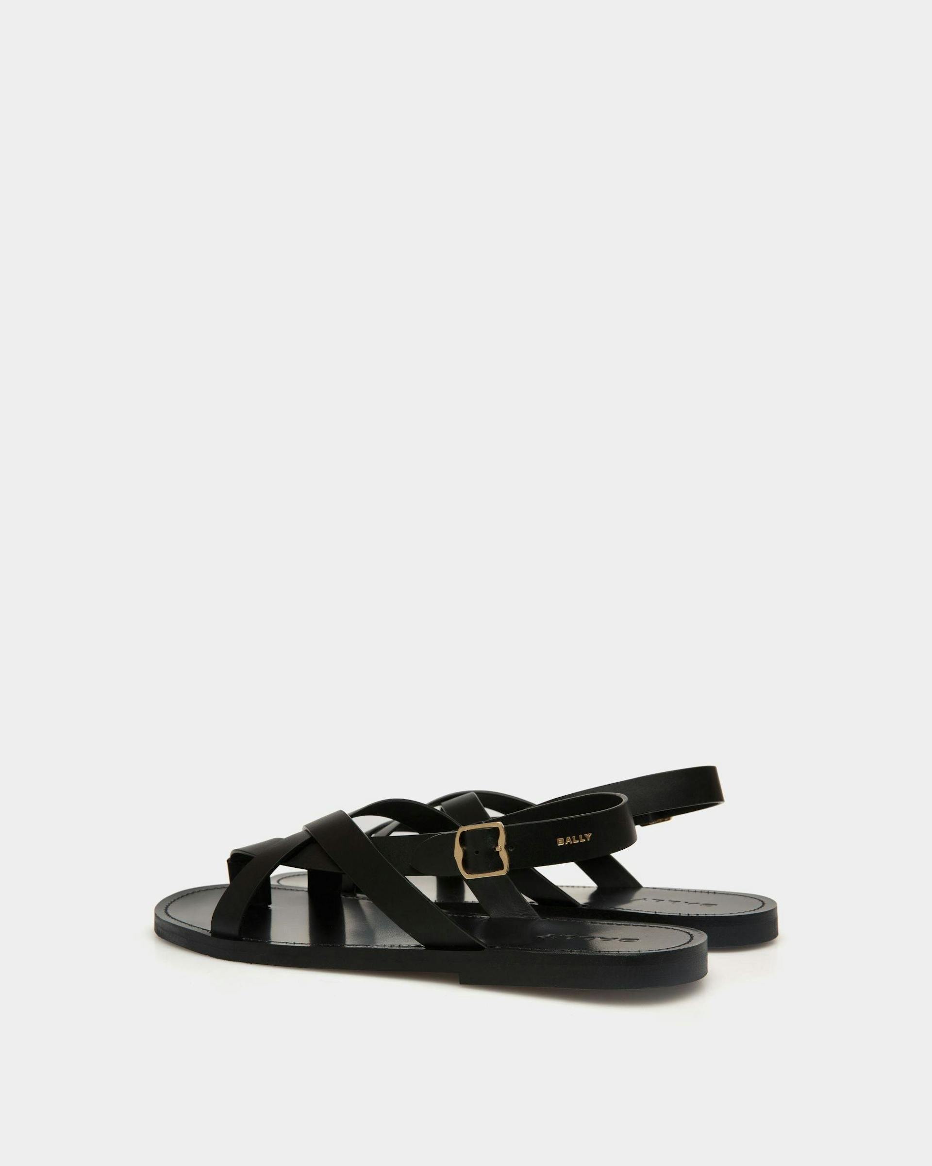 Men's Chateau Sandal in Leather | Bally | Still Life 3/4 Back