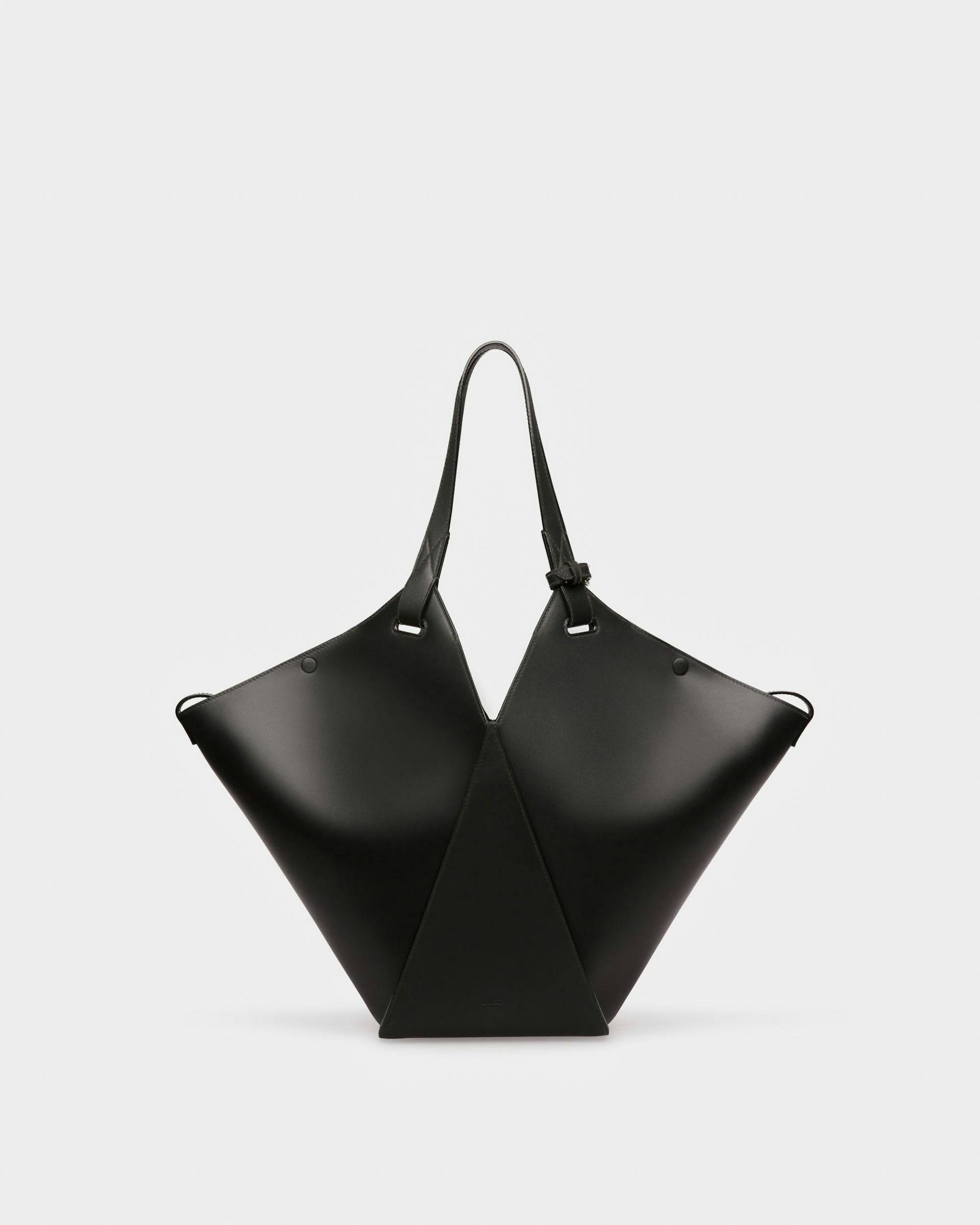 Ahria Tote Bag In Pelle Nera - Bally