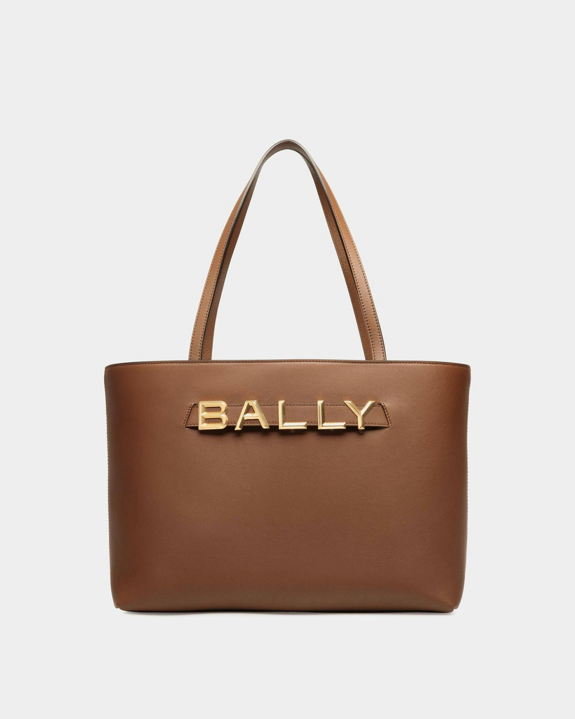 Tote Bag Bally Spell In Pelle Marrone - Donna - Bally - 01