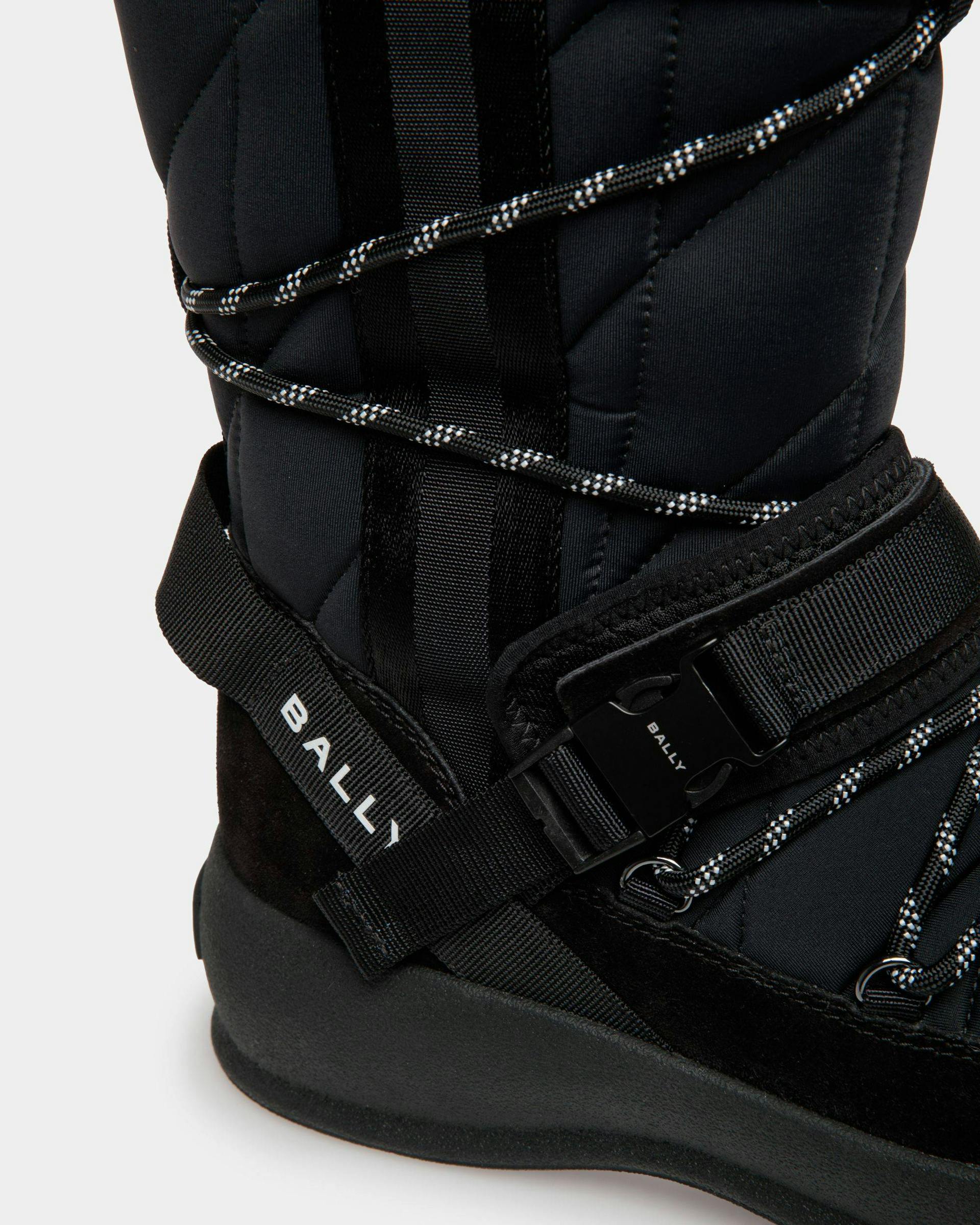 Women's Frei Boot In Black Nylon | Bally | Still Life Detail