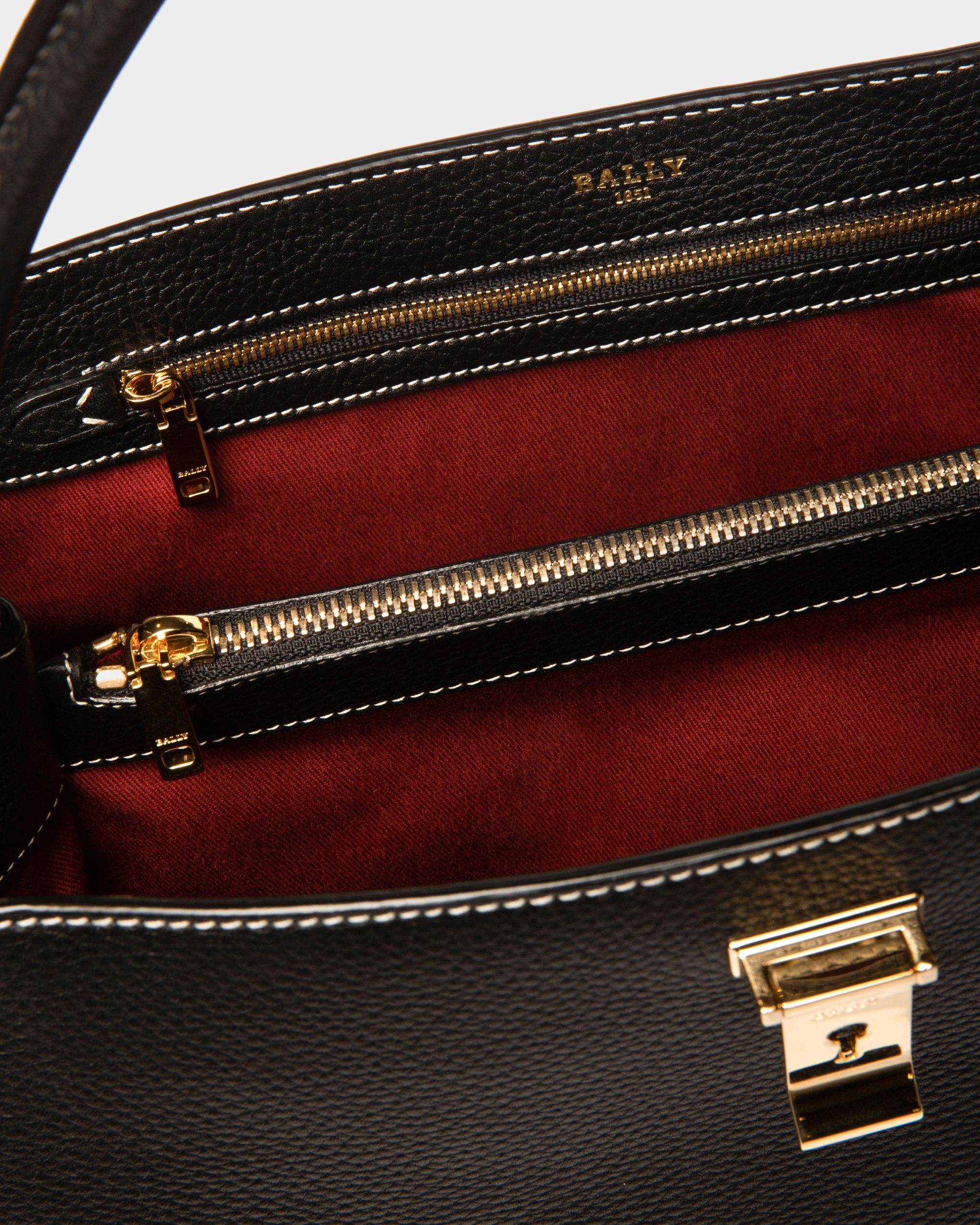 Layka Borsa A Mano In Pelle Nera - Donna - Bally - 04
