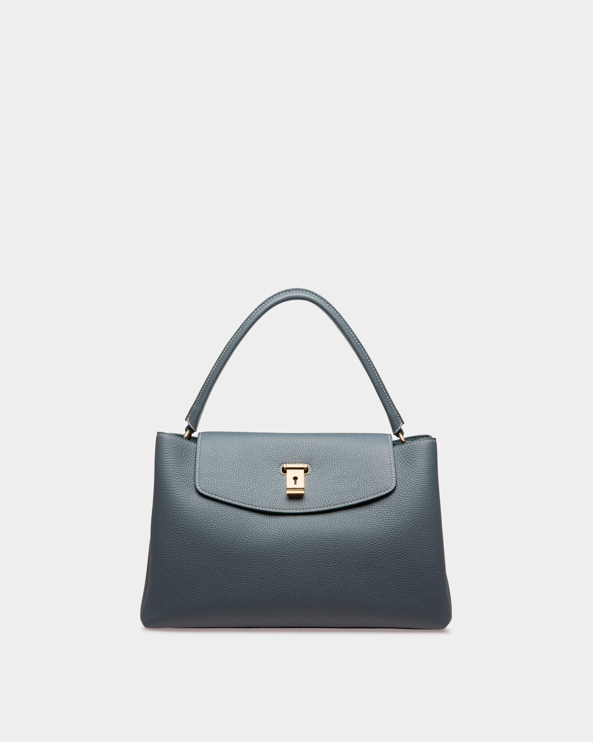 Layka Borsa A Mano In Pelle Blu - Donna - Bally - 01