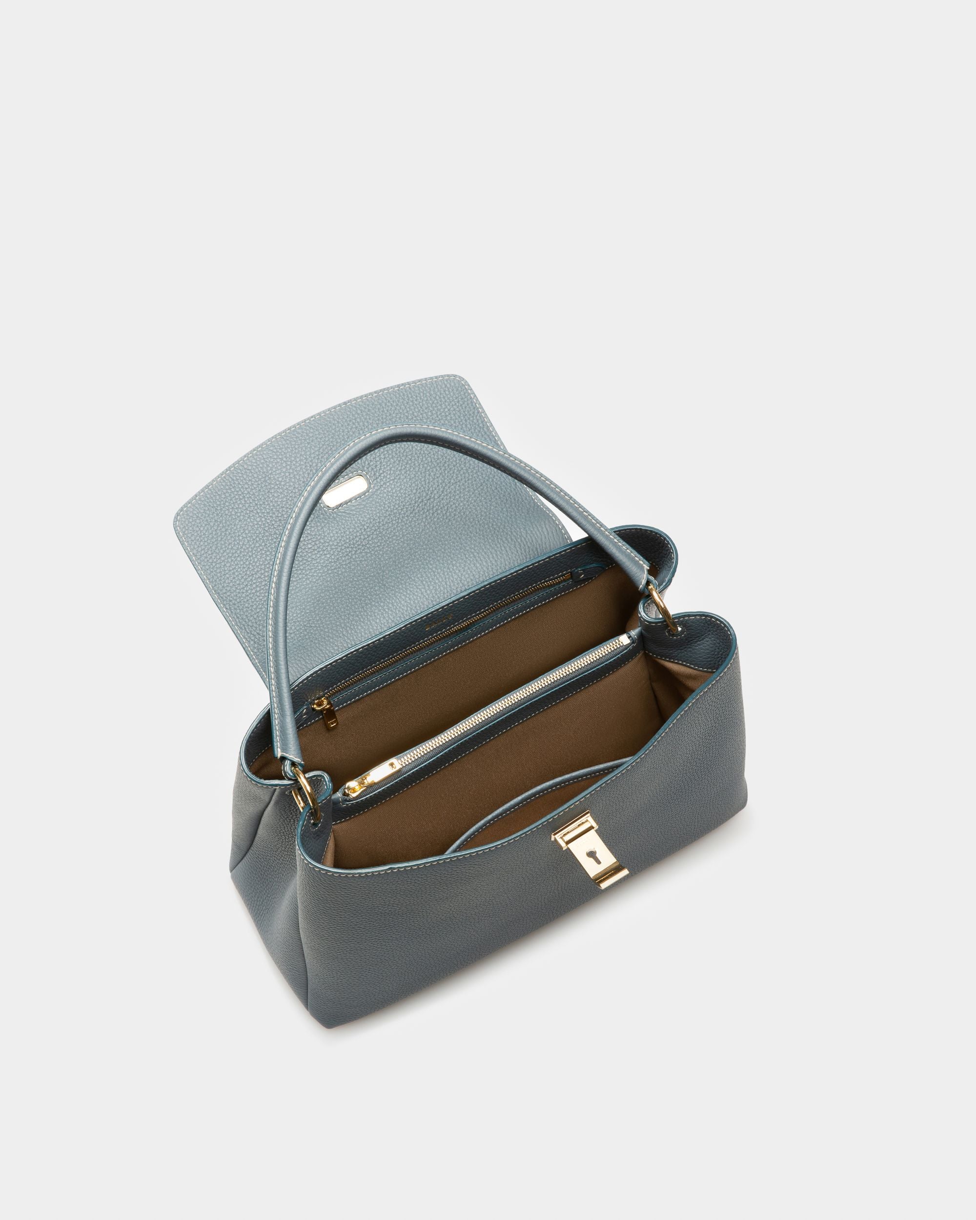 Layka Borsa A Mano In Pelle Blu - Donna - Bally - 03