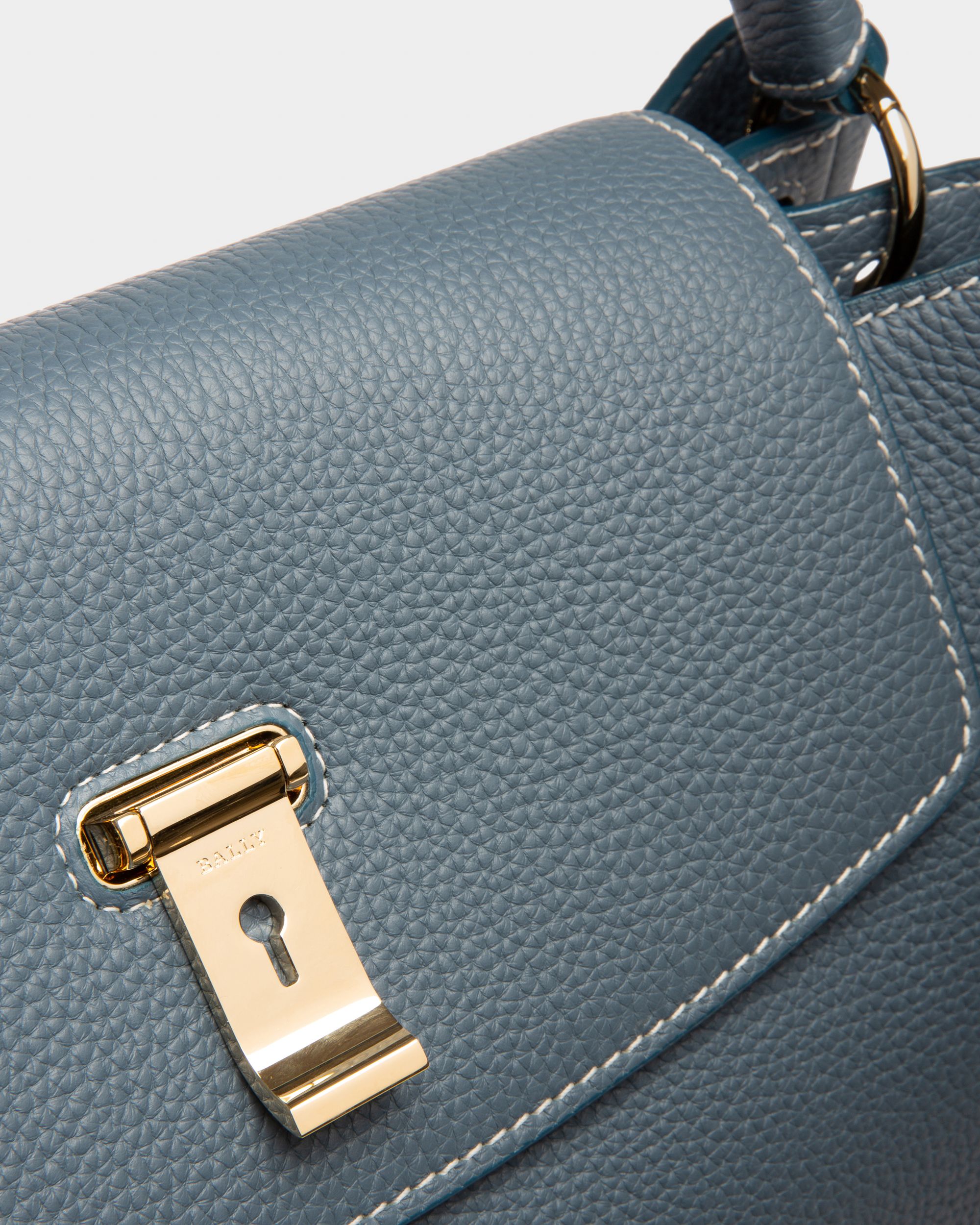 Layka Borsa A Mano In Pelle Blu - Donna - Bally - 04