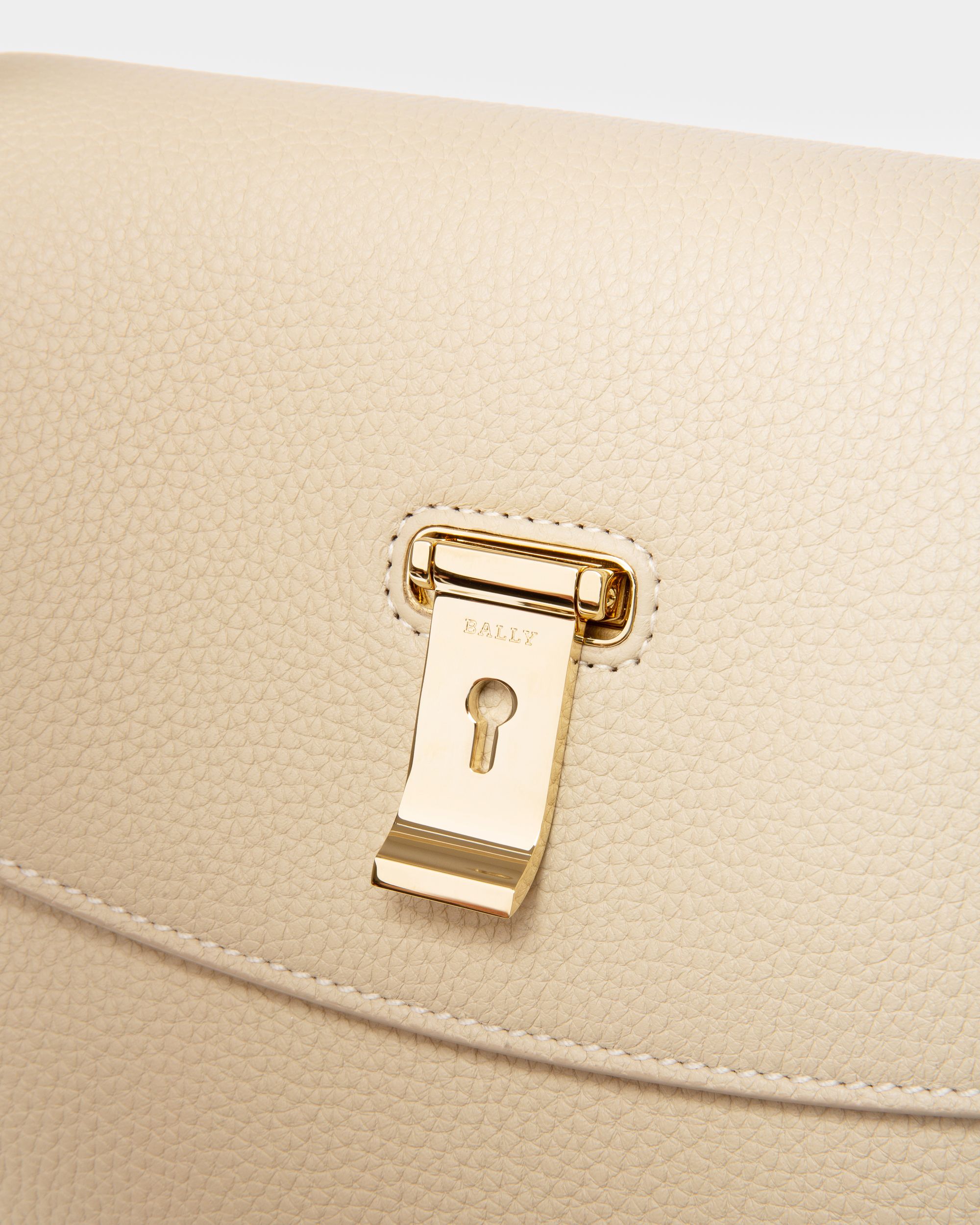 Layka Borsa A Mano In Pelle Beige Chiaro - Donna - Bally - 04