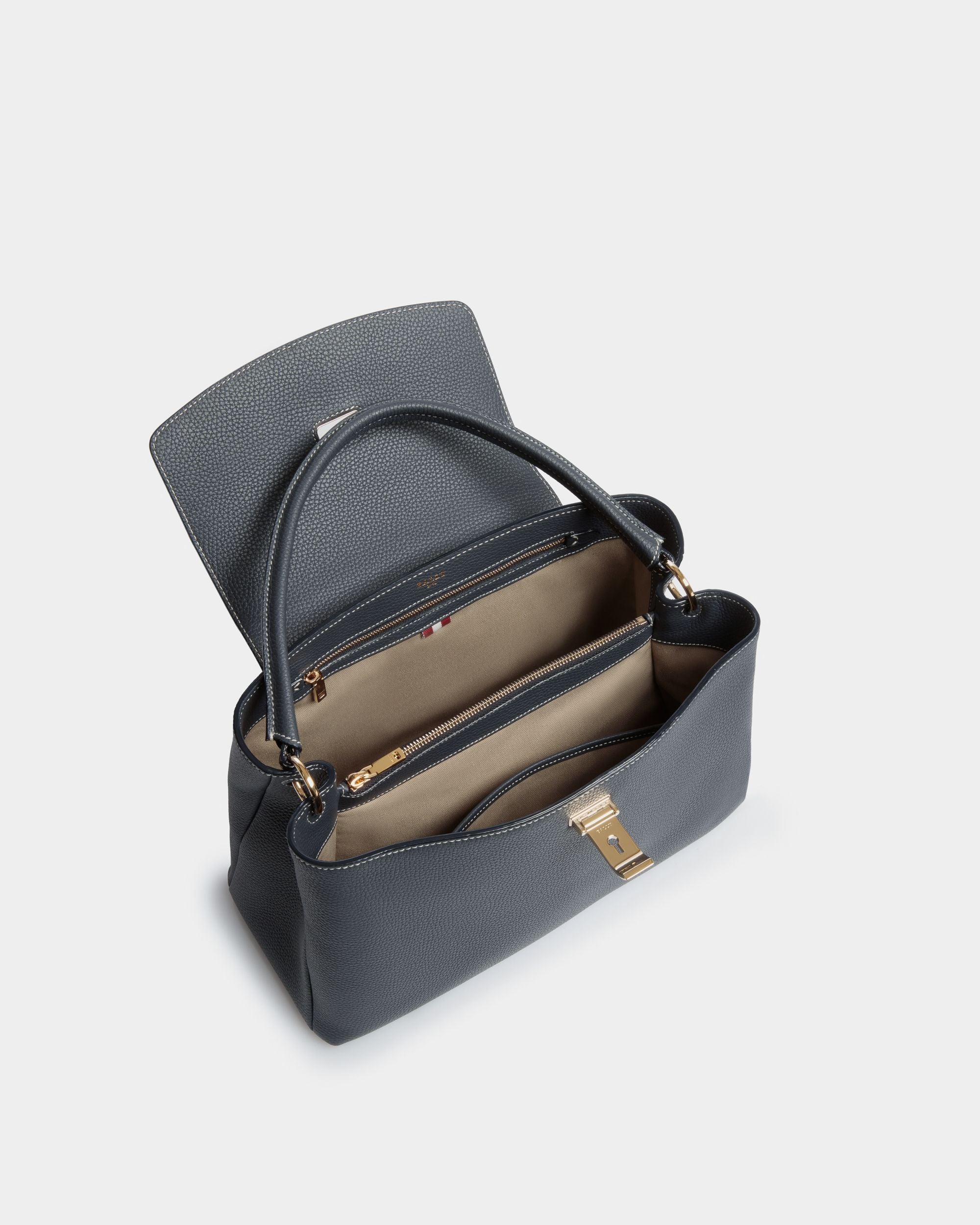 Borsa A Mano Lock Me In Pelle - Donna - Bally - 04