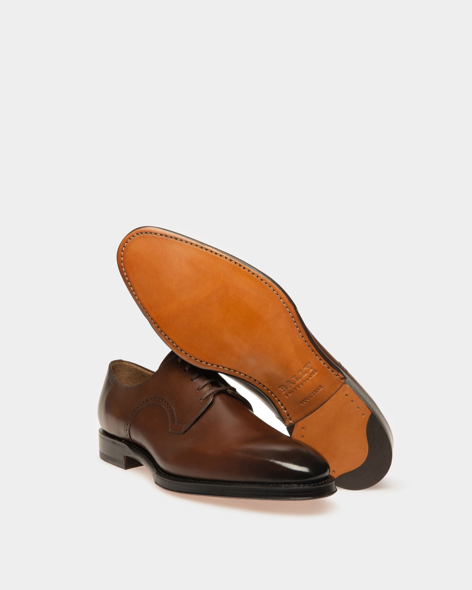 Scamardo Derby In Pelle Cognac - Uomo - Bally - 04