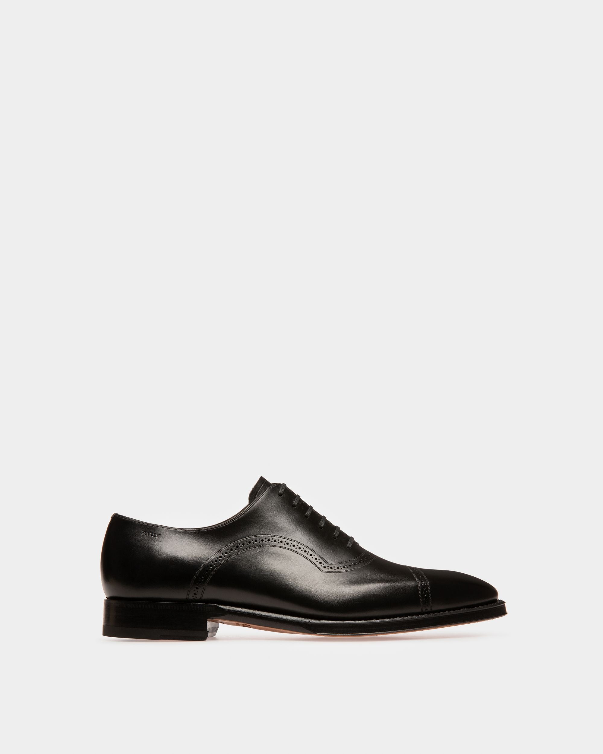 Scanio Oxford In Pelle Nera - Uomo - Bally - 01