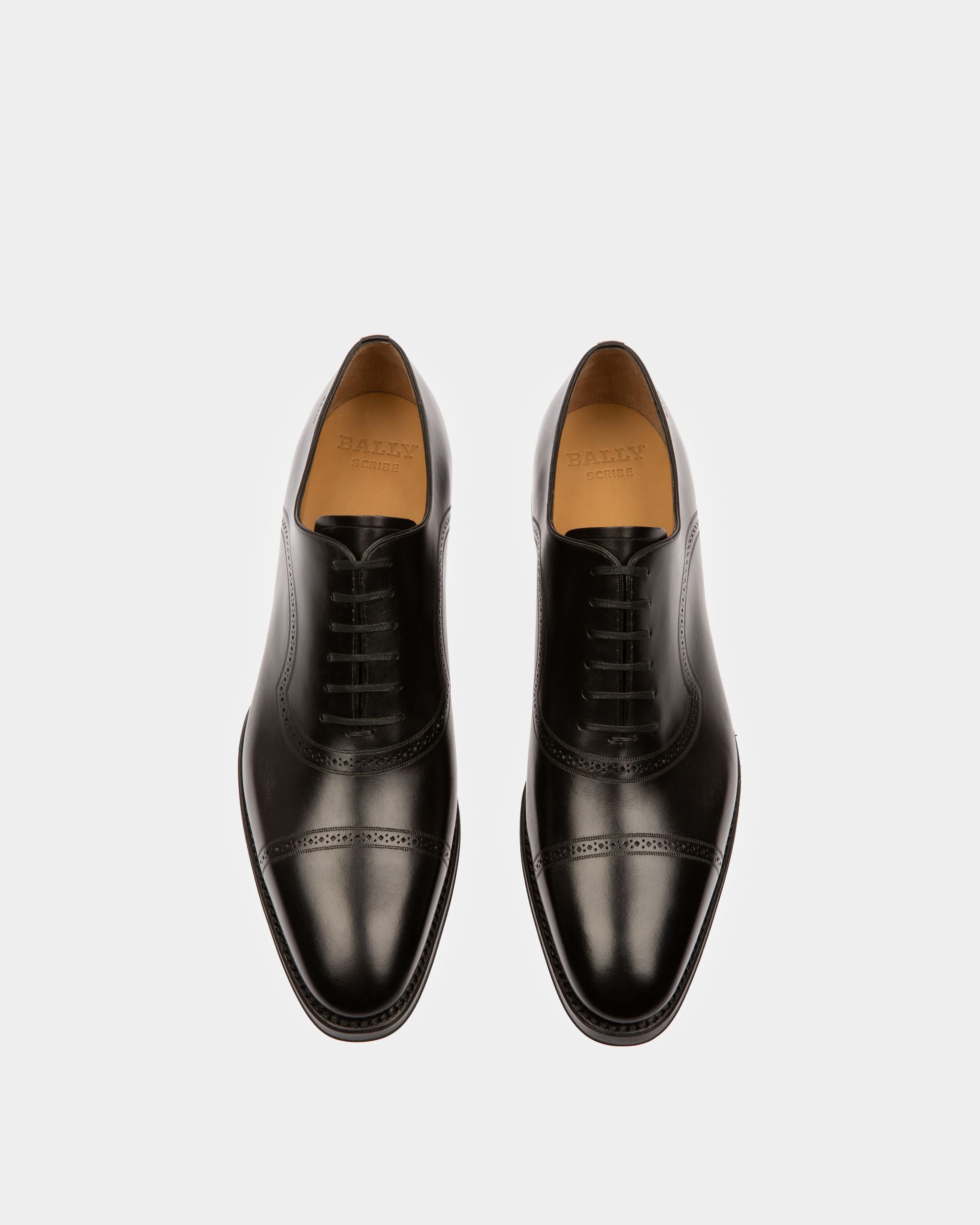 Scanio Oxford In Pelle Nera - Uomo - Bally - 02