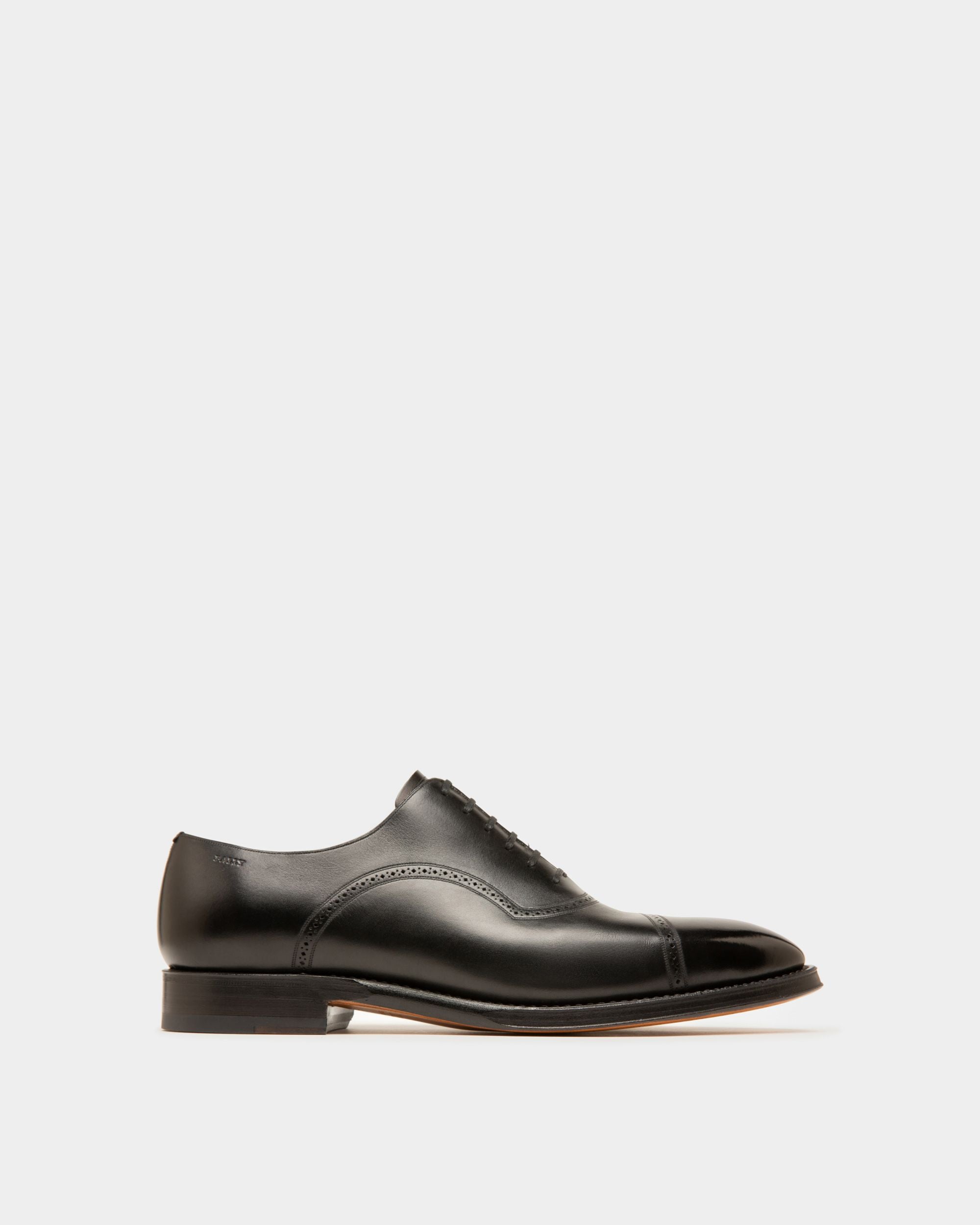 Scanio Oxford In Pelle Nera - Uomo - Bally - 01