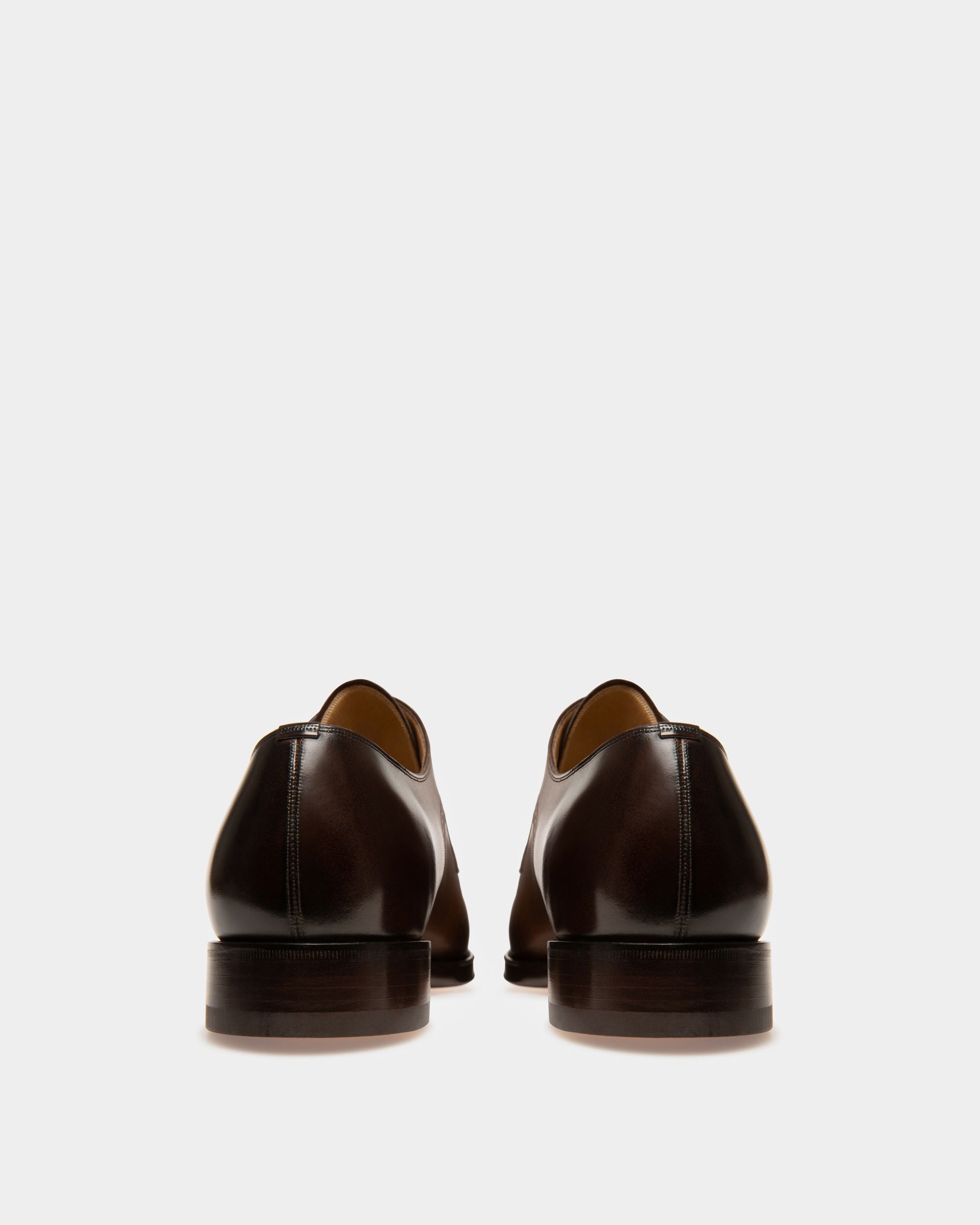 Scardino Scarpa Monk-Strap Da Uomo In Pelle Marrone Chiaro - Uomo - Bally - 03