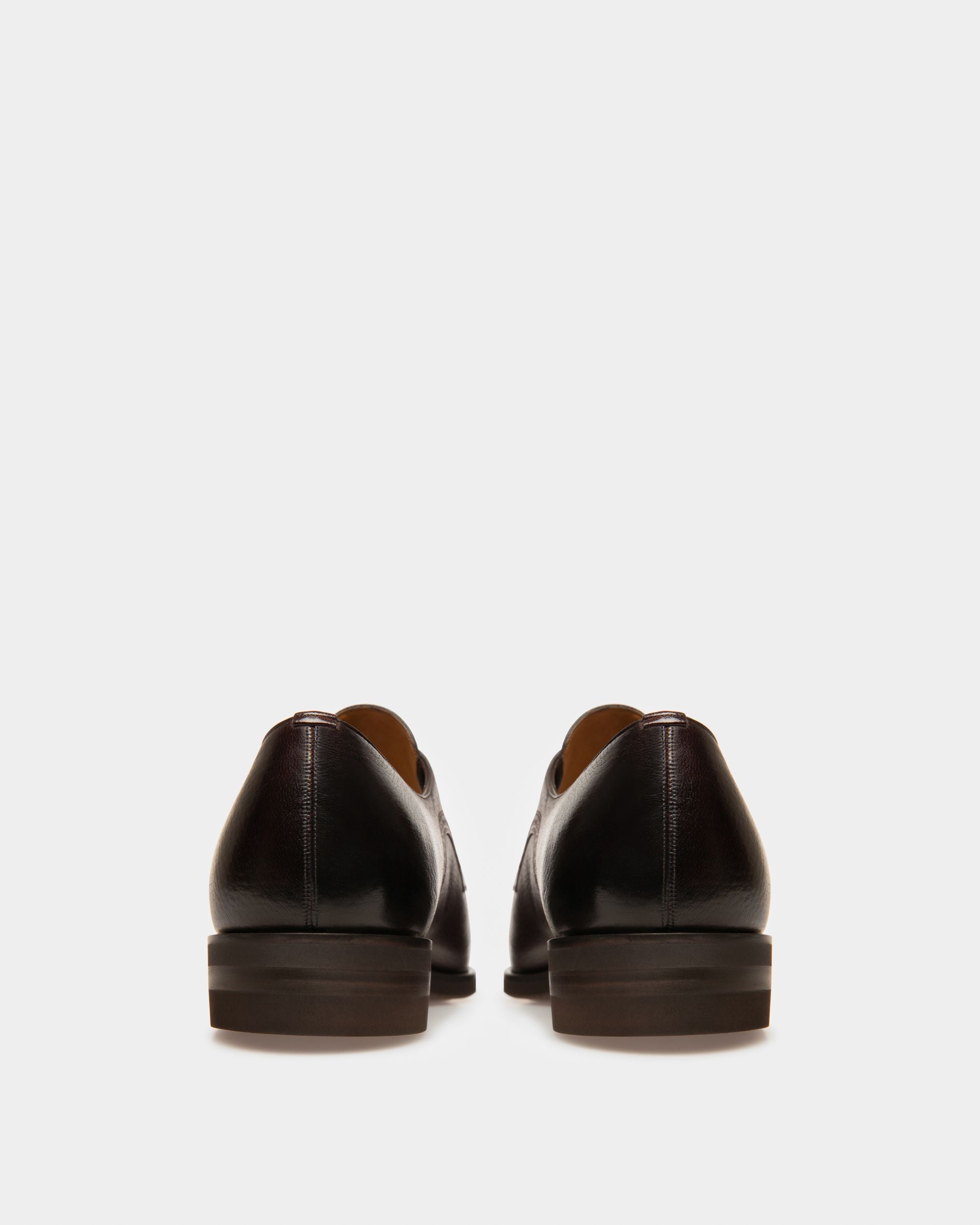 Scrivani Scarpa Da Uomo In Pelle Color Caffè - Uomo - Bally - 02