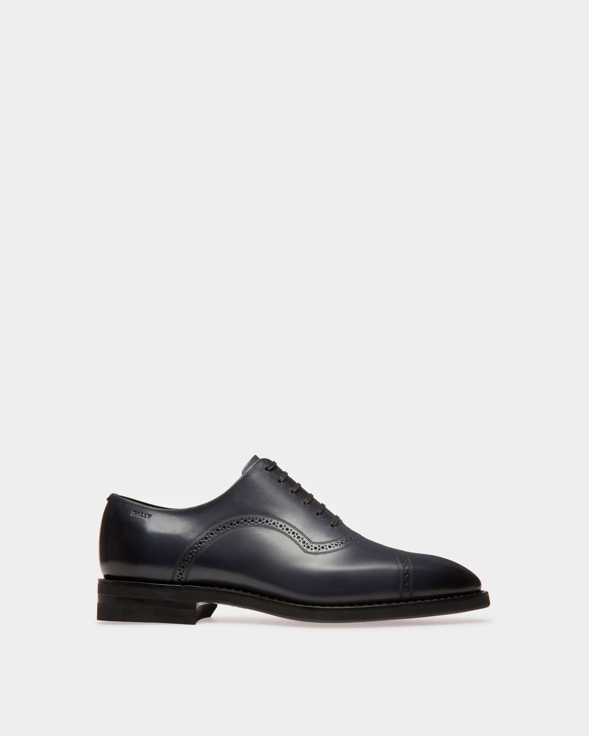 Scotch Oxford In Pelle Navy - Uomo - Bally - 01