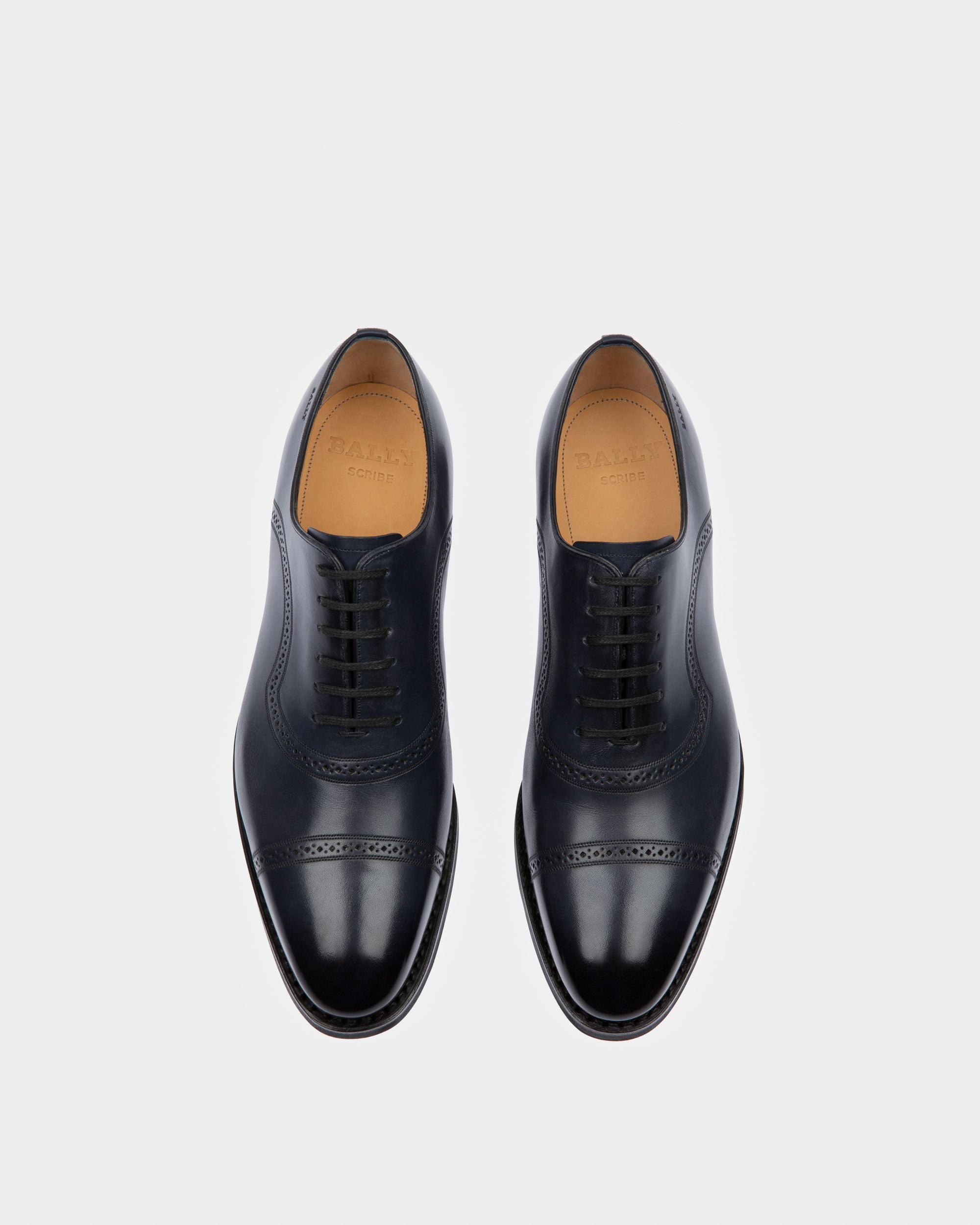 Scotch Oxford In Pelle Navy - Uomo - Bally - 02
