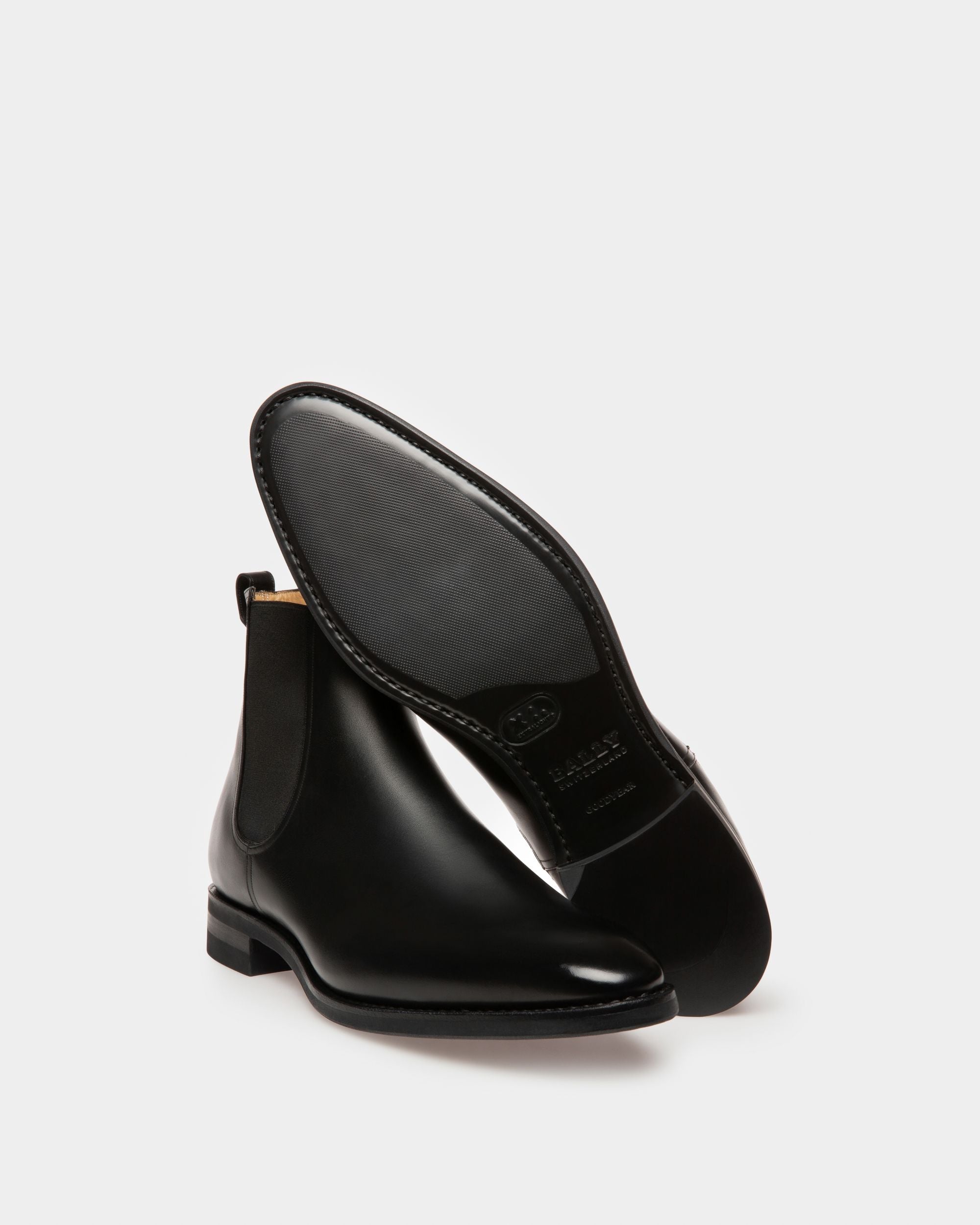 Scavone Stivaletti In Pelle Nera - Uomo - Bally - 02