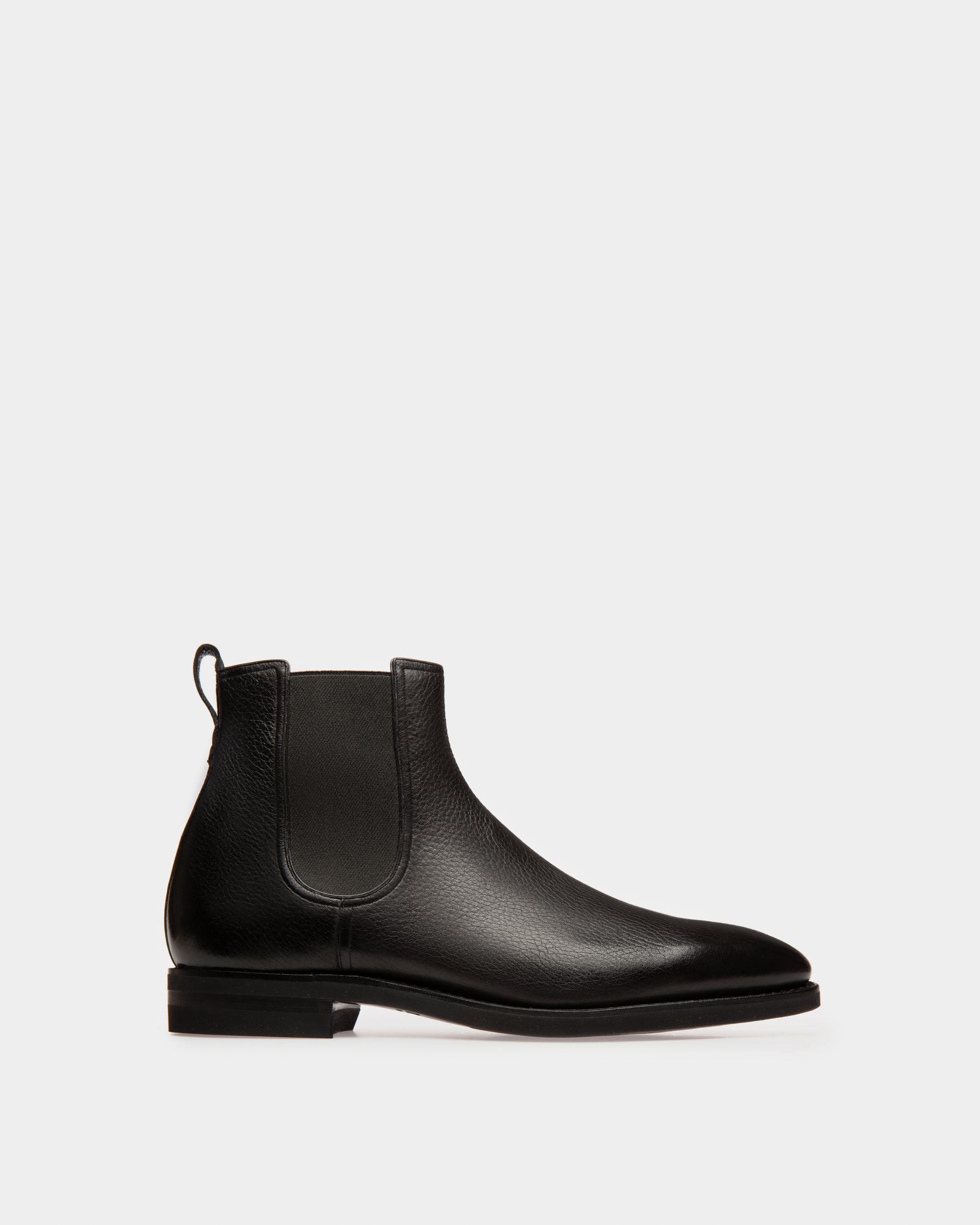 Scavone Stivaletti In Pelle Nera - Uomo - Bally - 01