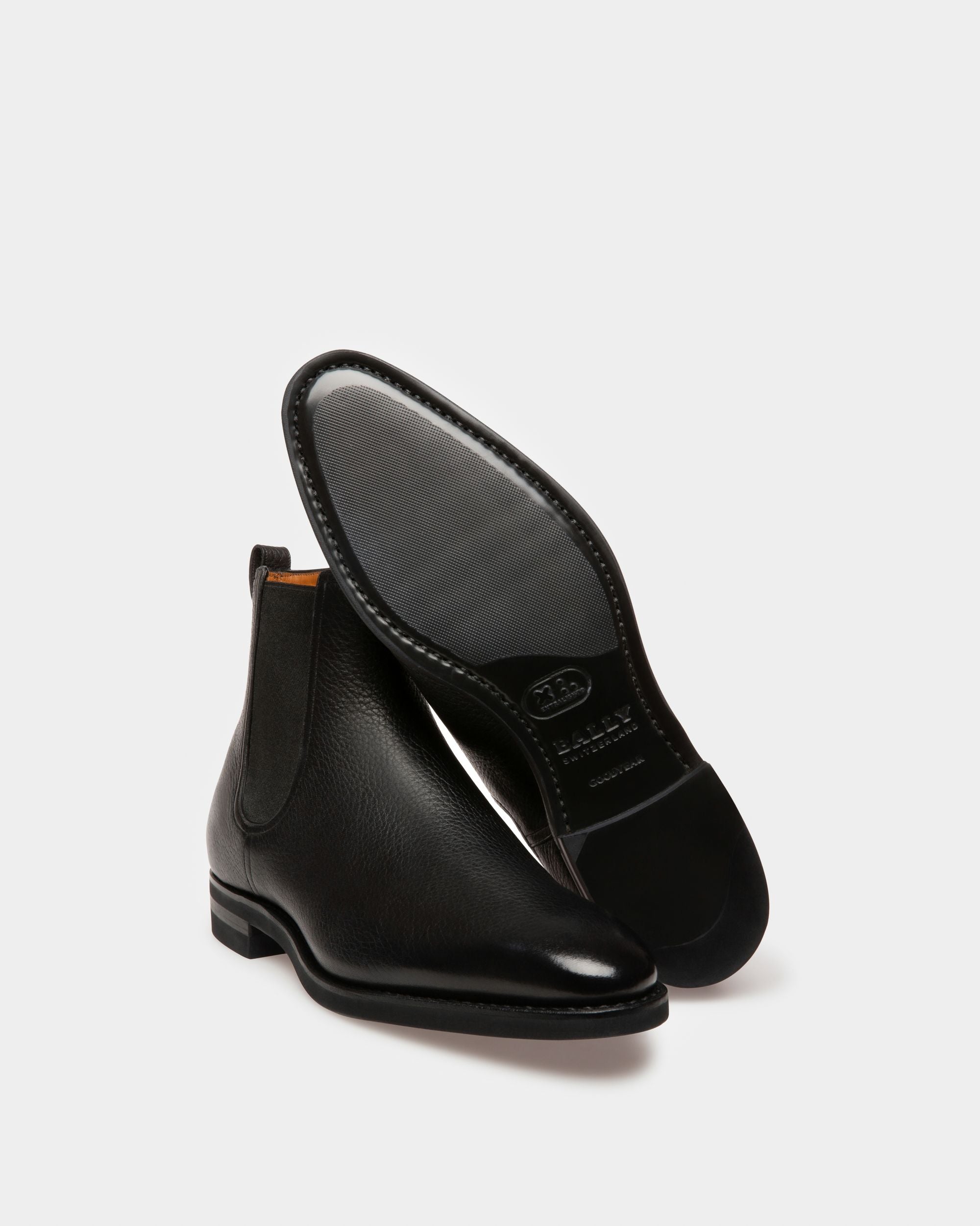 Scavone Stivaletti In Pelle Nera - Uomo - Bally - 04