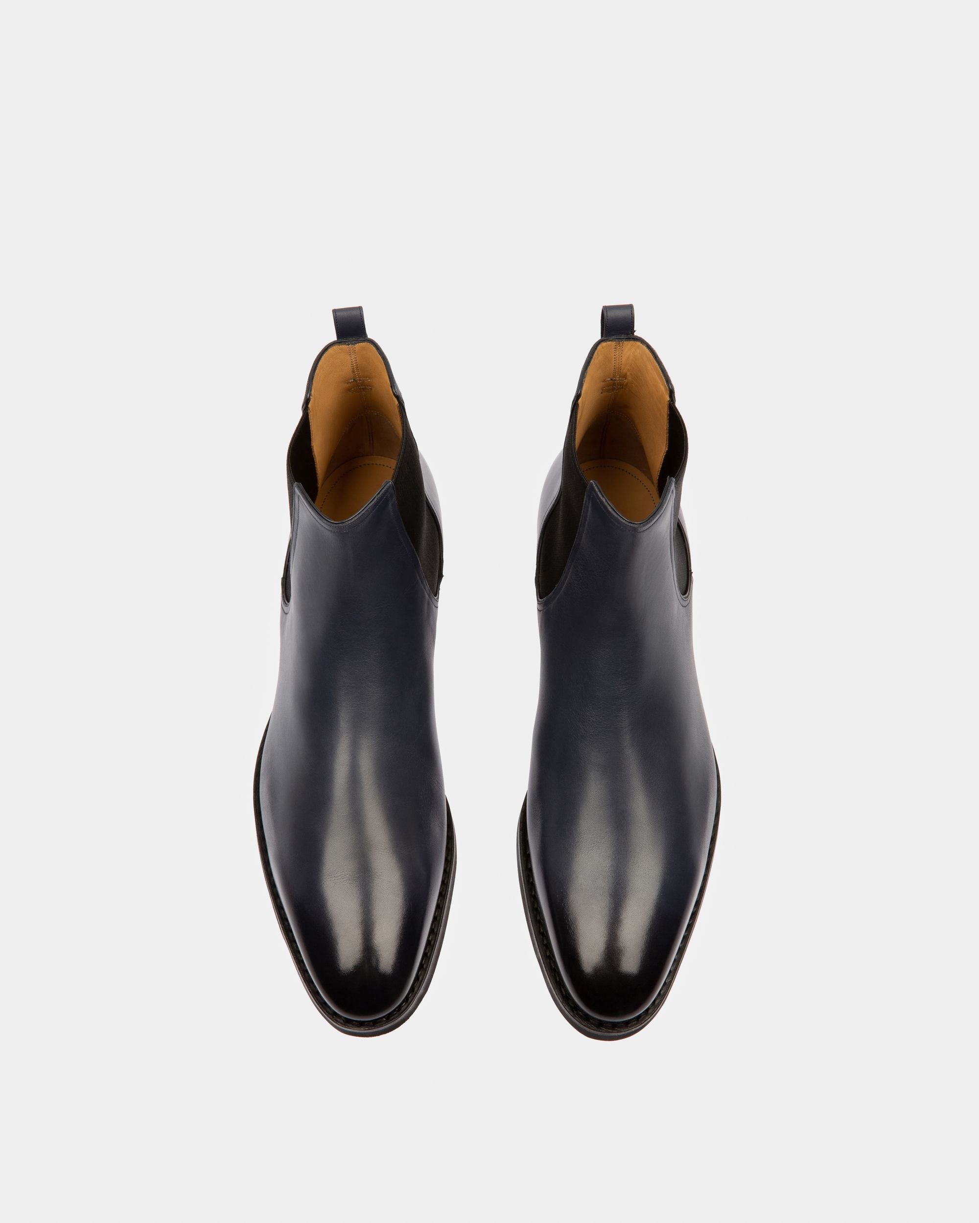 Scavone Stivaletti In Pelle Navy - Uomo - Bally - 02