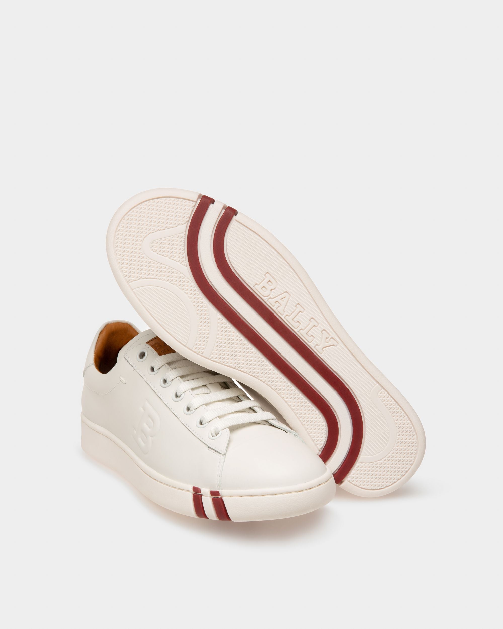 Wivian Sneakers Bianche In Pelle - Donna - Bally - 05