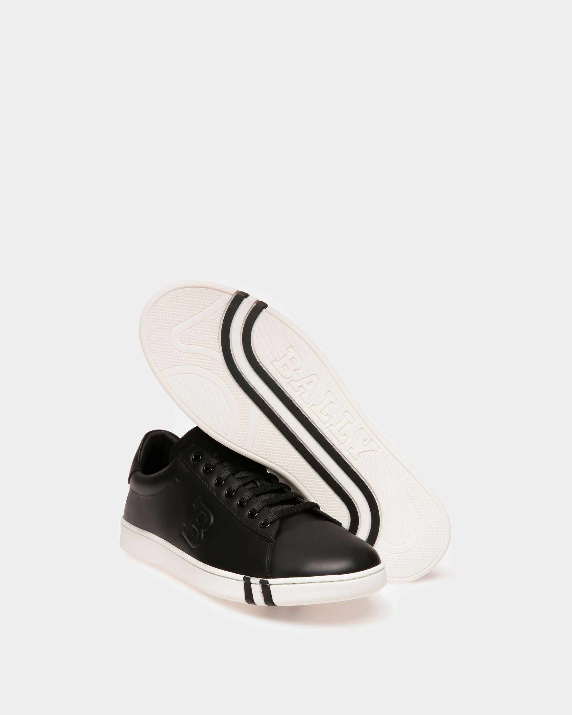 Asher Sneakers Nere In Pelle - Uomo - Bally - 04