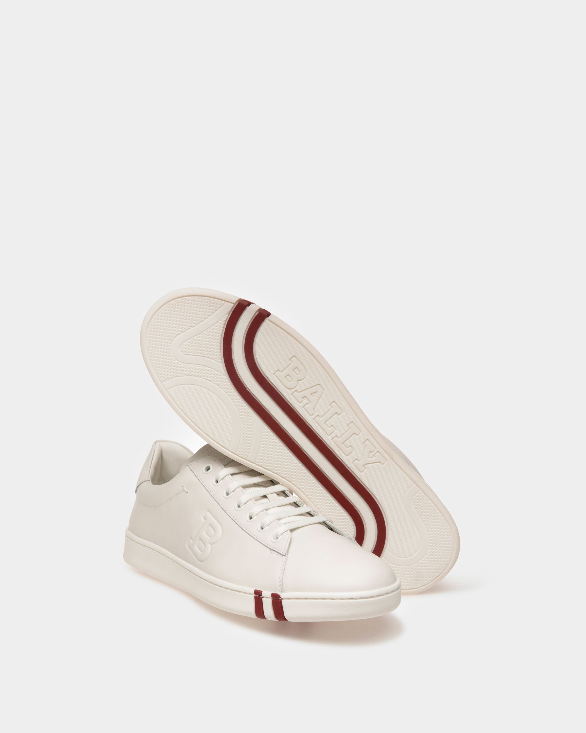 Asher Sneakers Bianche In Pelle - Uomo - Bally - 05