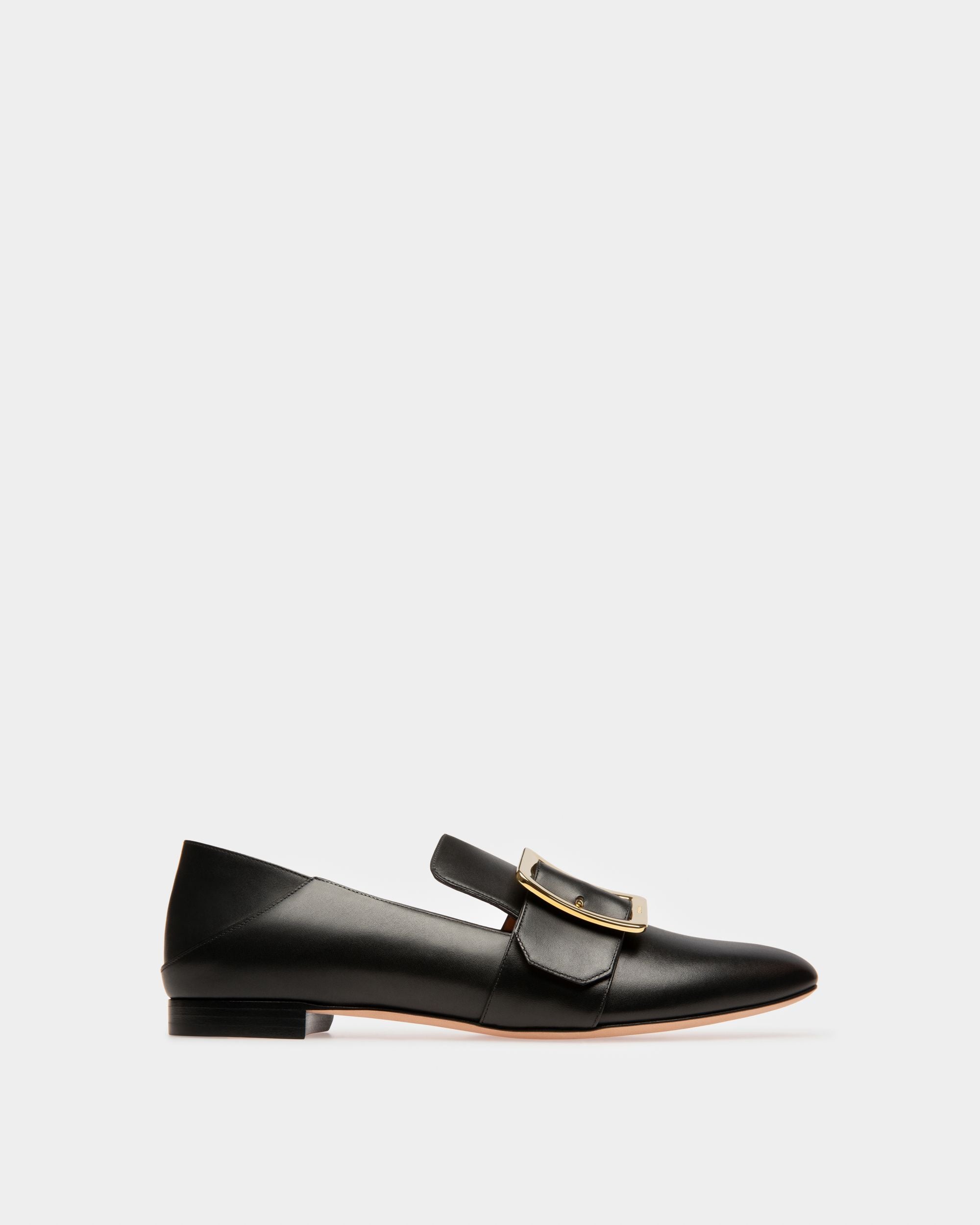Janelle Mocassini Da Donna In Pelle Di Vitello Nera - Donna - Bally - 01