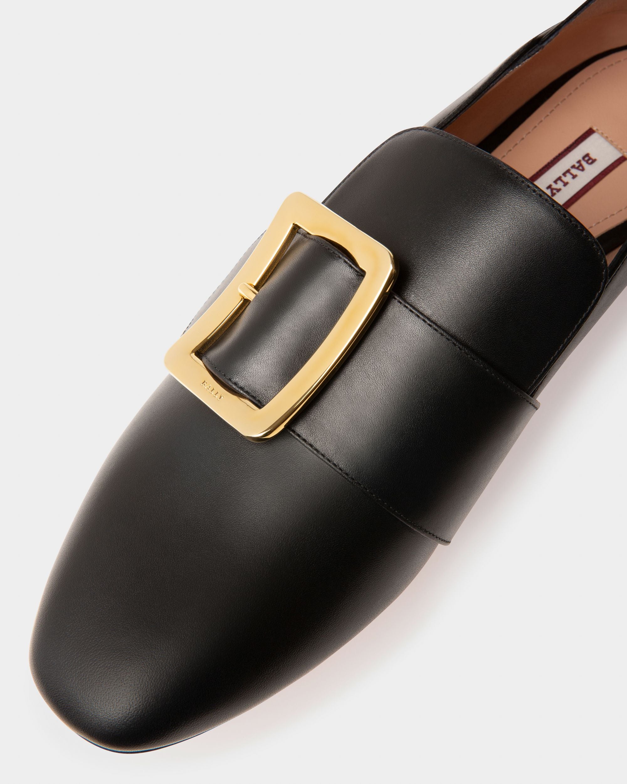 Janelle Mocassini Da Donna In Pelle Di Vitello Nera - Donna - Bally - 03