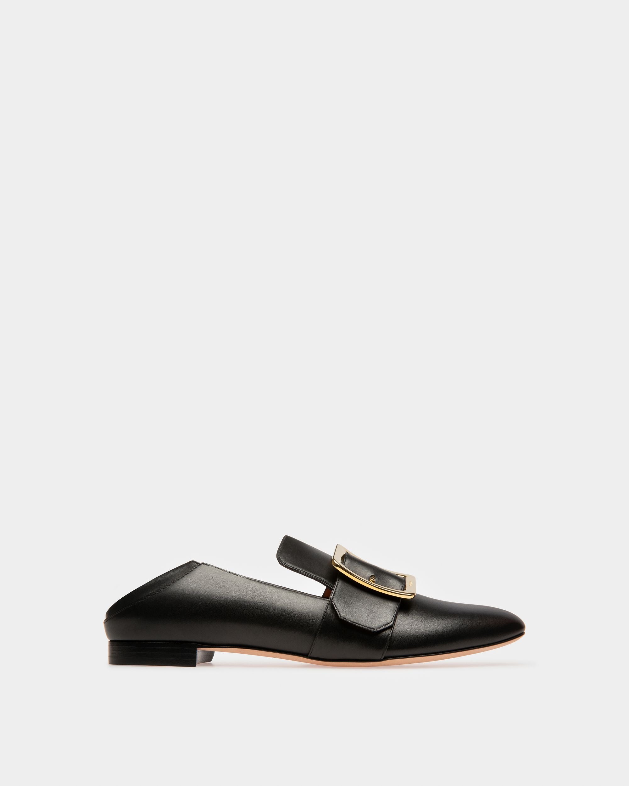 Janelle Mocassini Da Donna In Pelle Di Vitello Nera - Donna - Bally - 04
