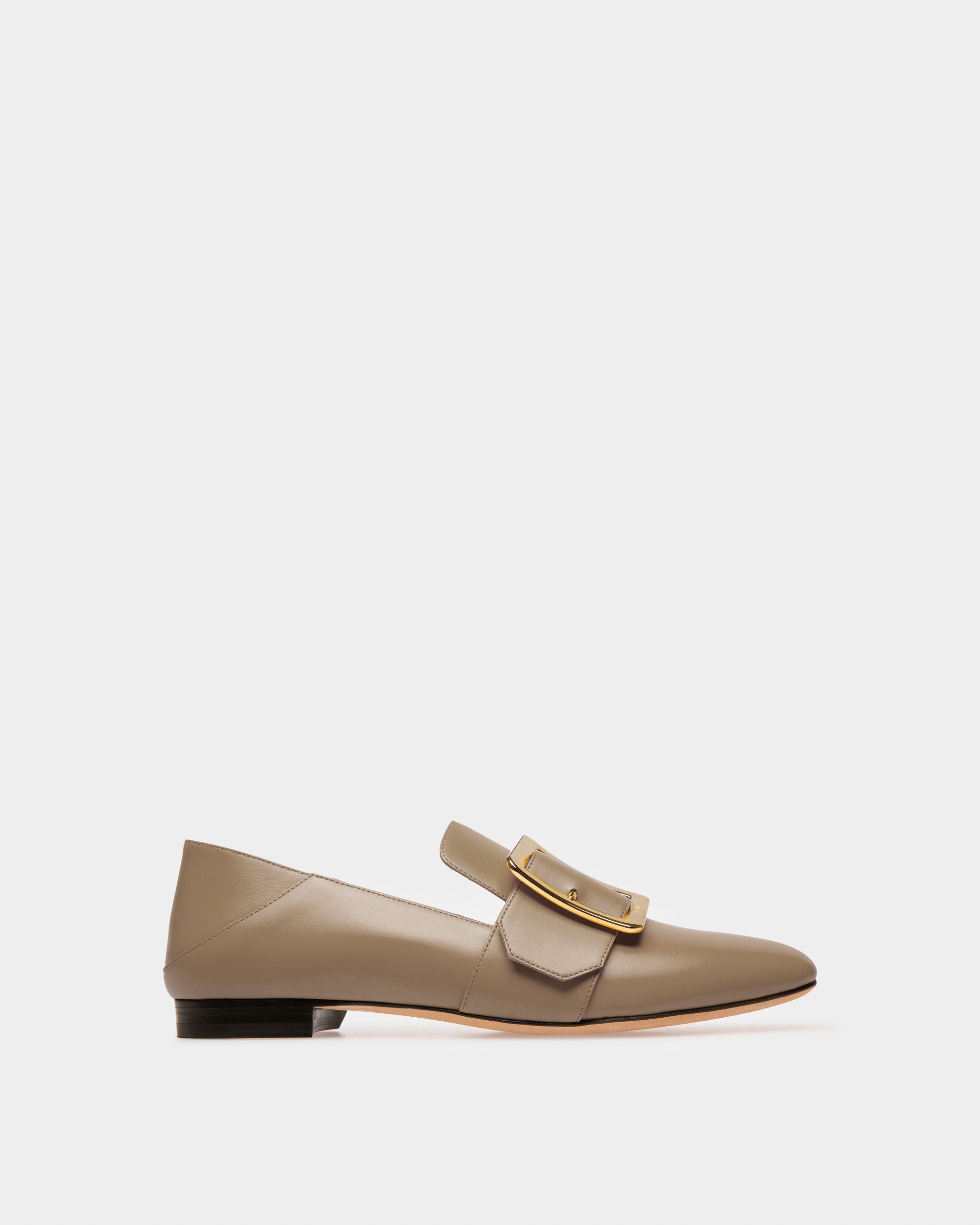 Janelle Mocassini In Pelle Color Grigio Talpa - Donna - Bally - 01