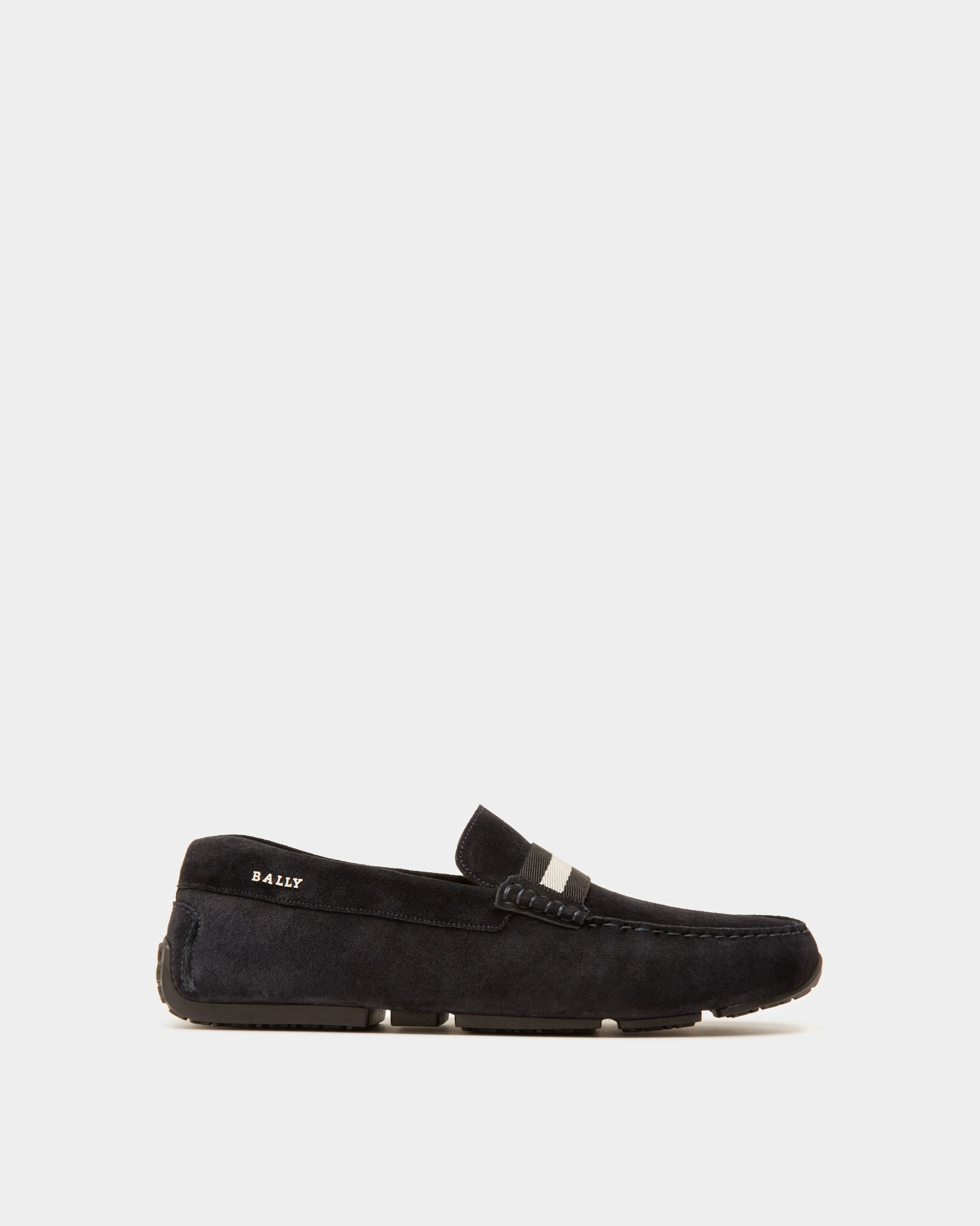 Pearce Mocassini In Pelle Blu Navy - Uomo - Bally - 01