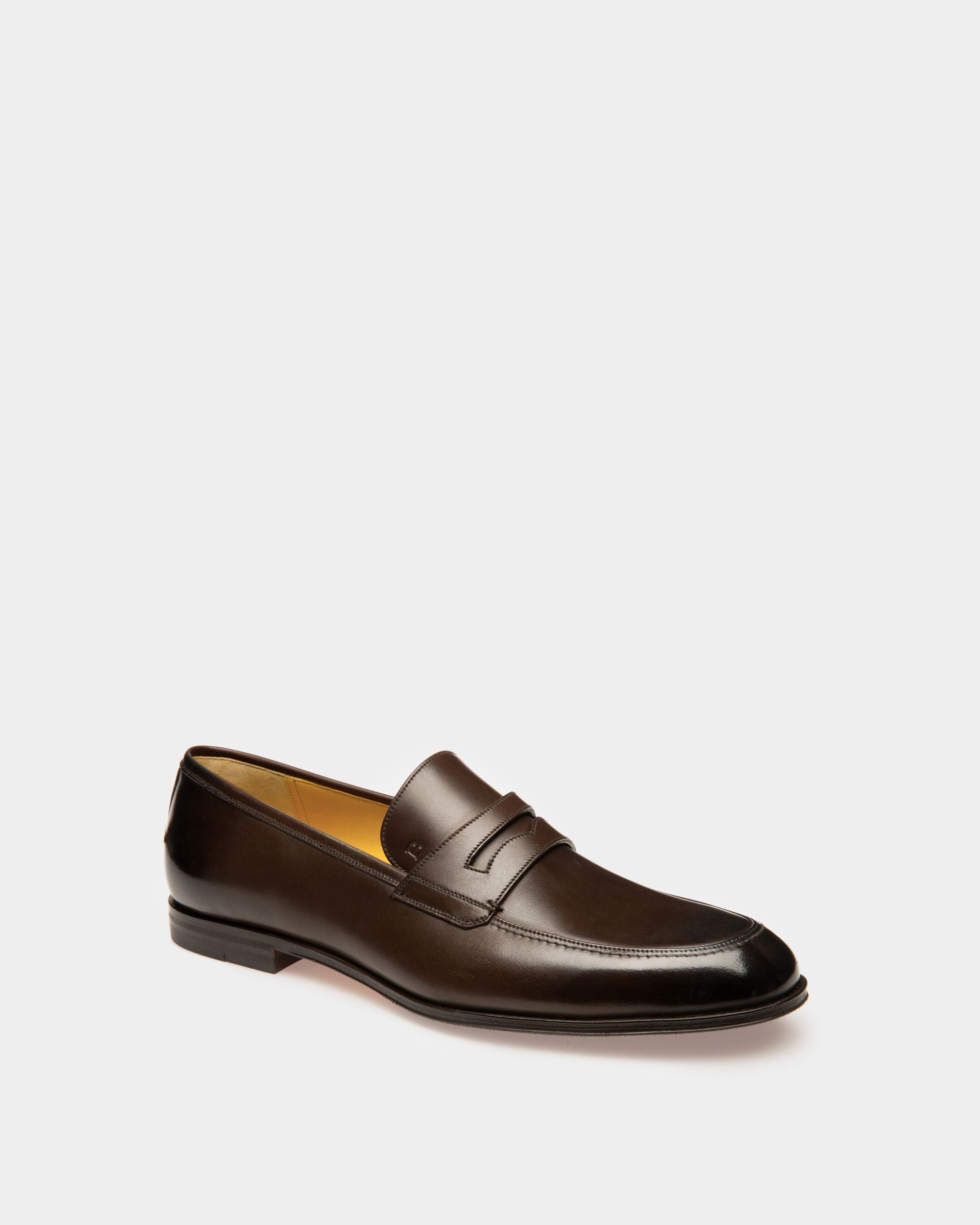 Webb Mocassino In Pelle Color Caffè - Uomo - Bally - 02