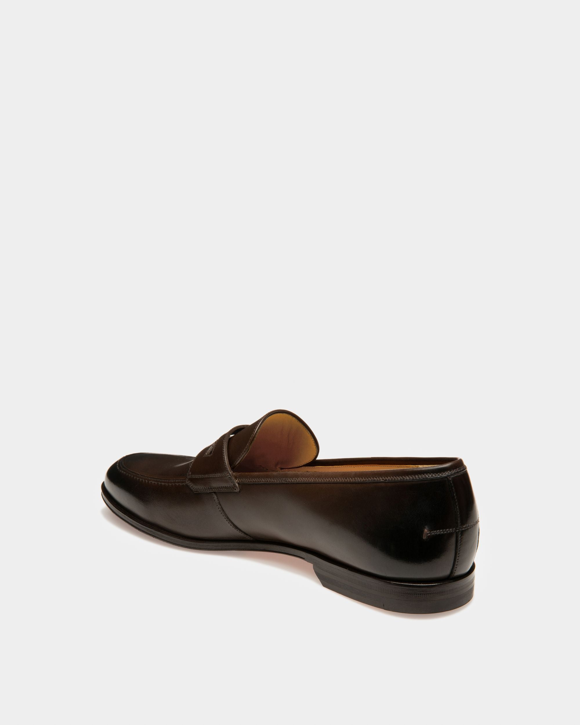 Webb Mocassino In Pelle Color Caffè - Uomo - Bally - 03