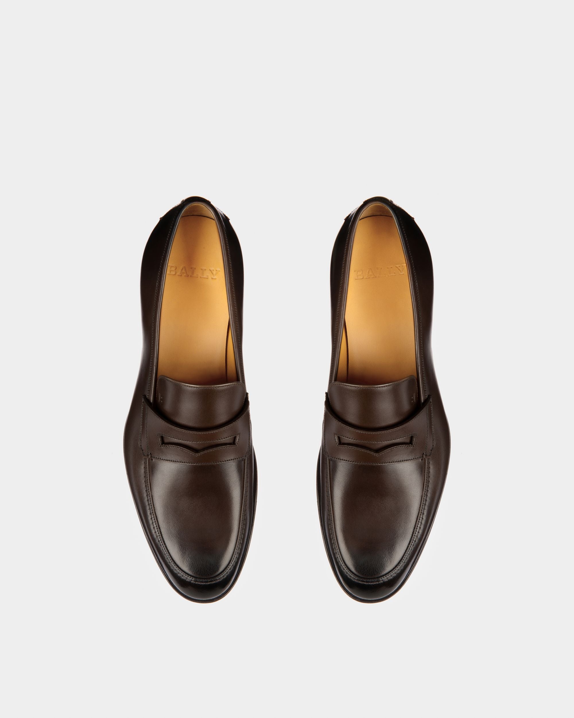 Webb Mocassino In Pelle Color Caffè - Uomo - Bally - 04