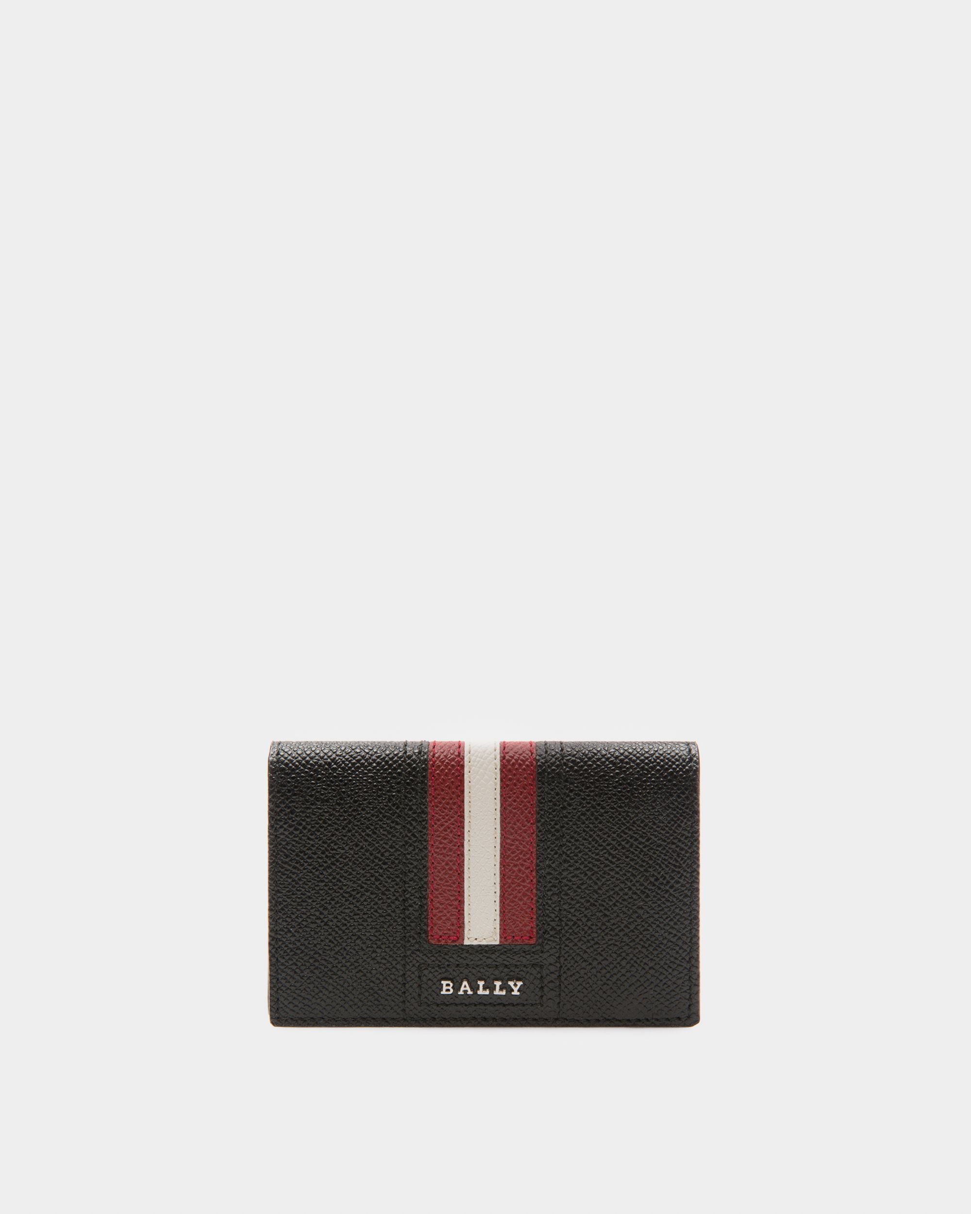 Tyke Portatessere In Pelle Nera - Uomo - Bally - 01