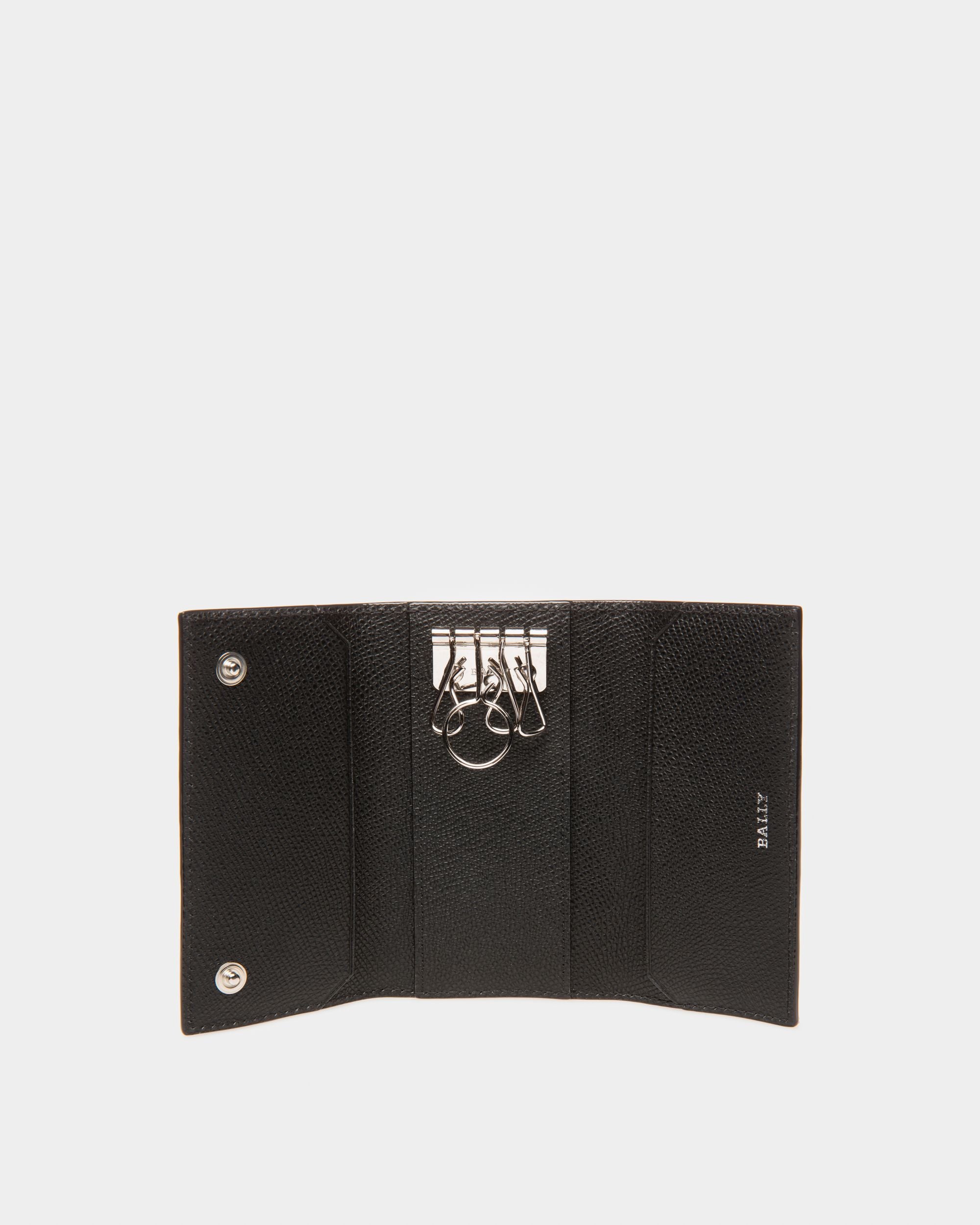 Taltos Portachiavi In Pelle Nera - Uomo - Bally - 03