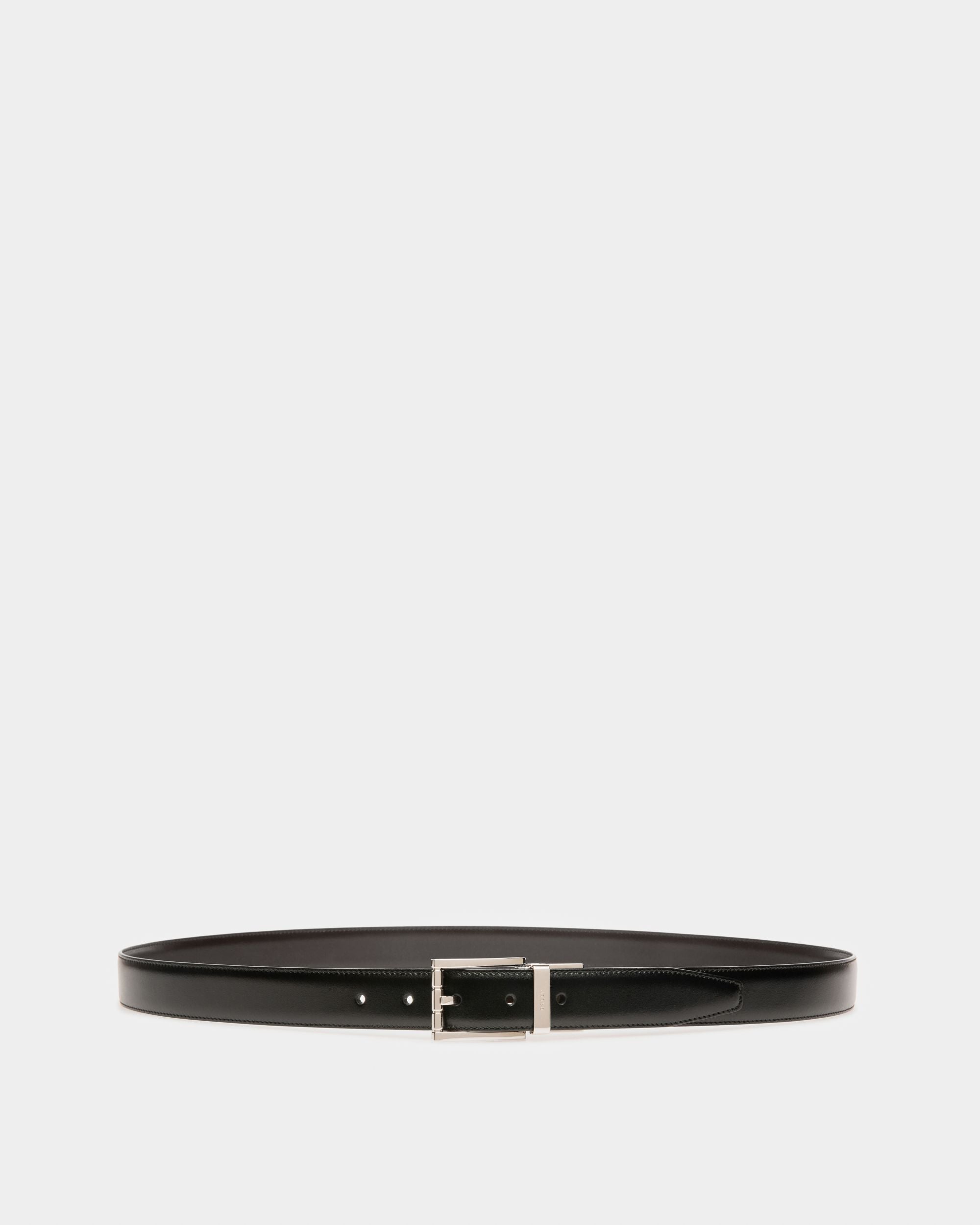 Astor Cintura 30 Mm In Pelle Nera - Uomo - Bally - 01