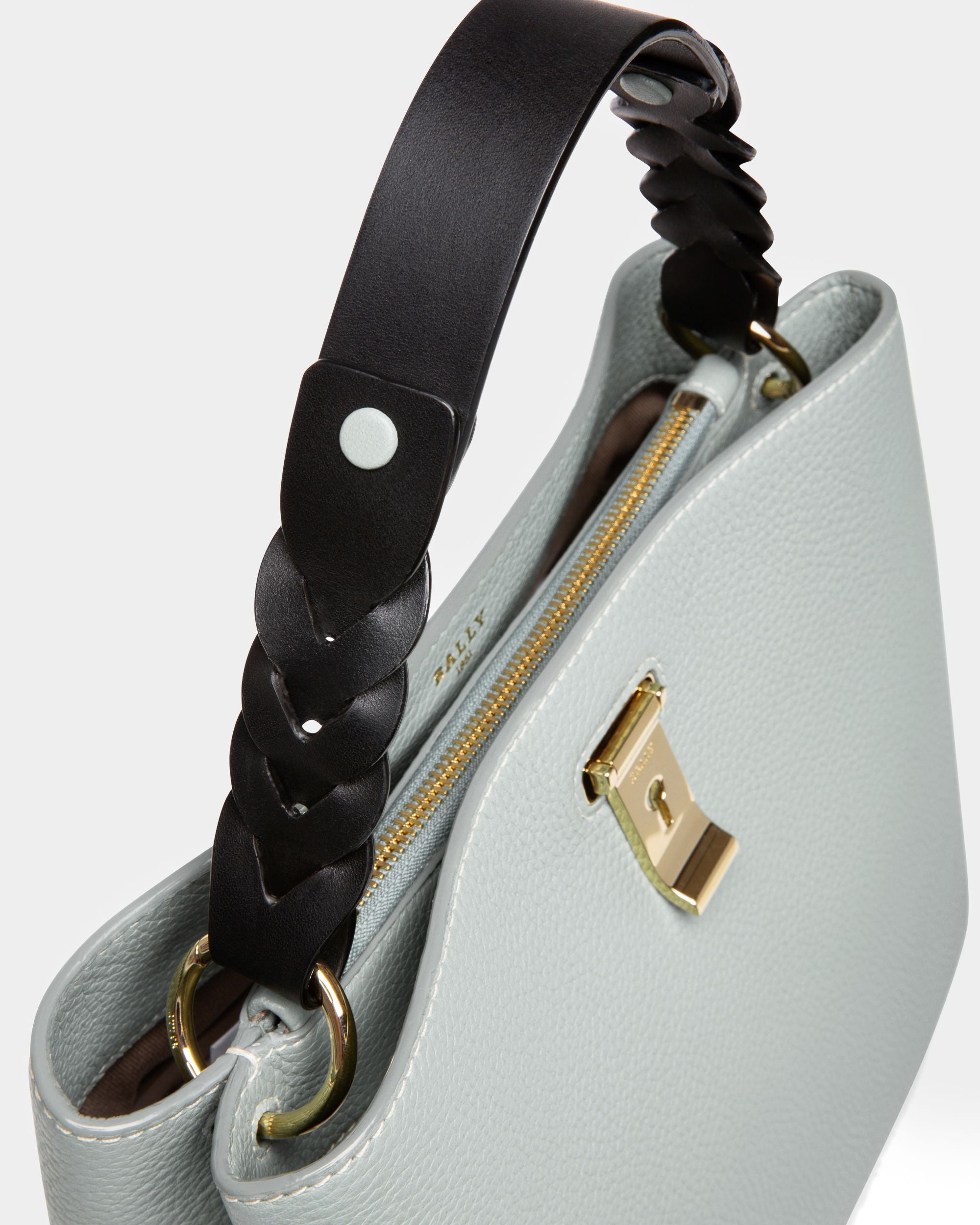 Lucyle Borsa A Tracolla In Pelle Celeste - Donna - Bally - 05