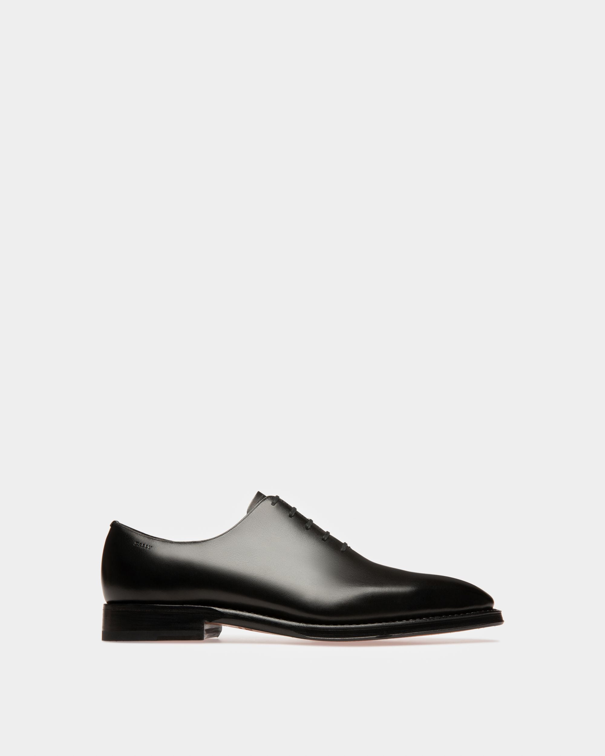 Scolder Oxford In Pelle Di Vitello Nera - Uomo - Bally - 01