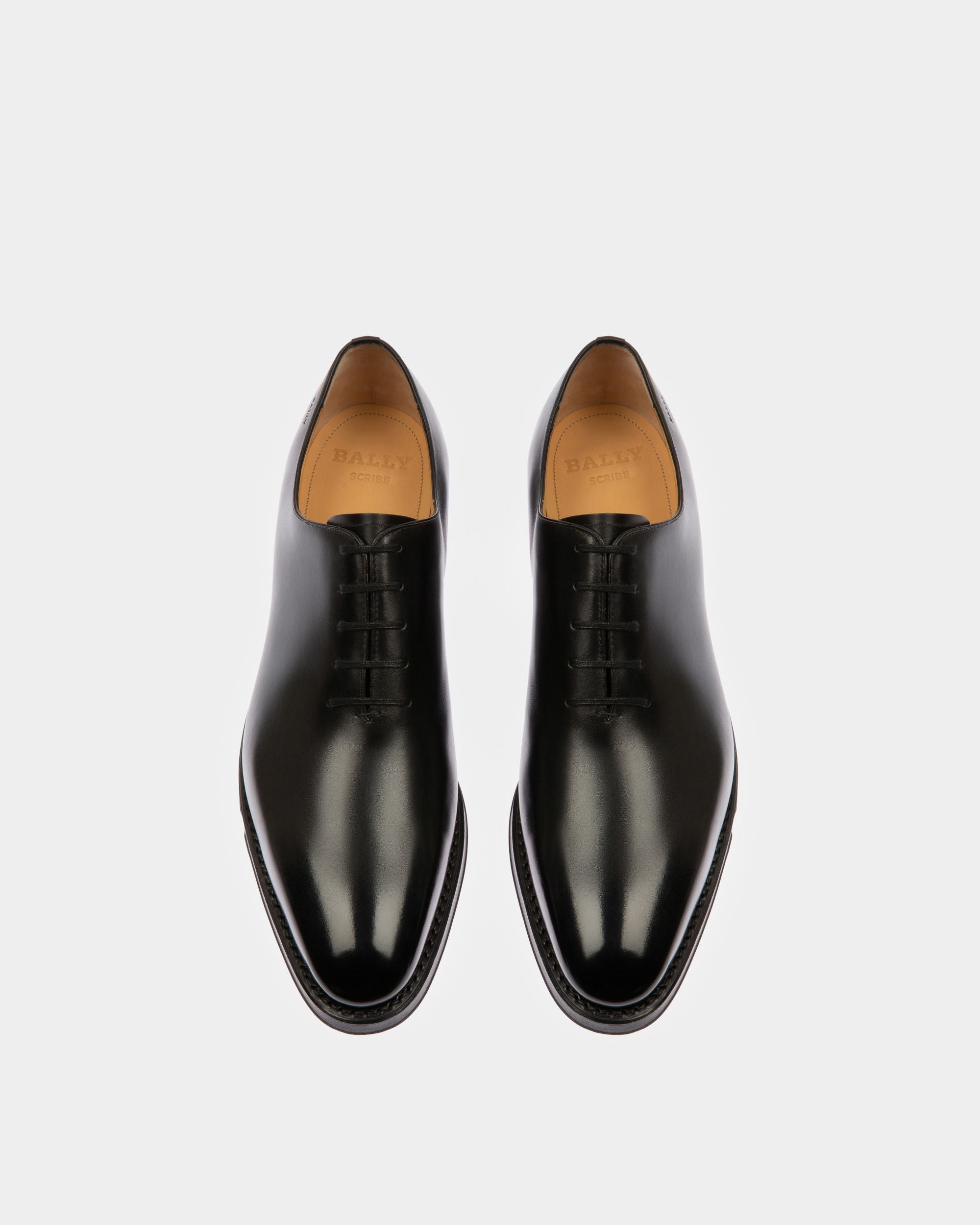 Scolder Oxford In Pelle Di Vitello Nera - Uomo - Bally - 02
