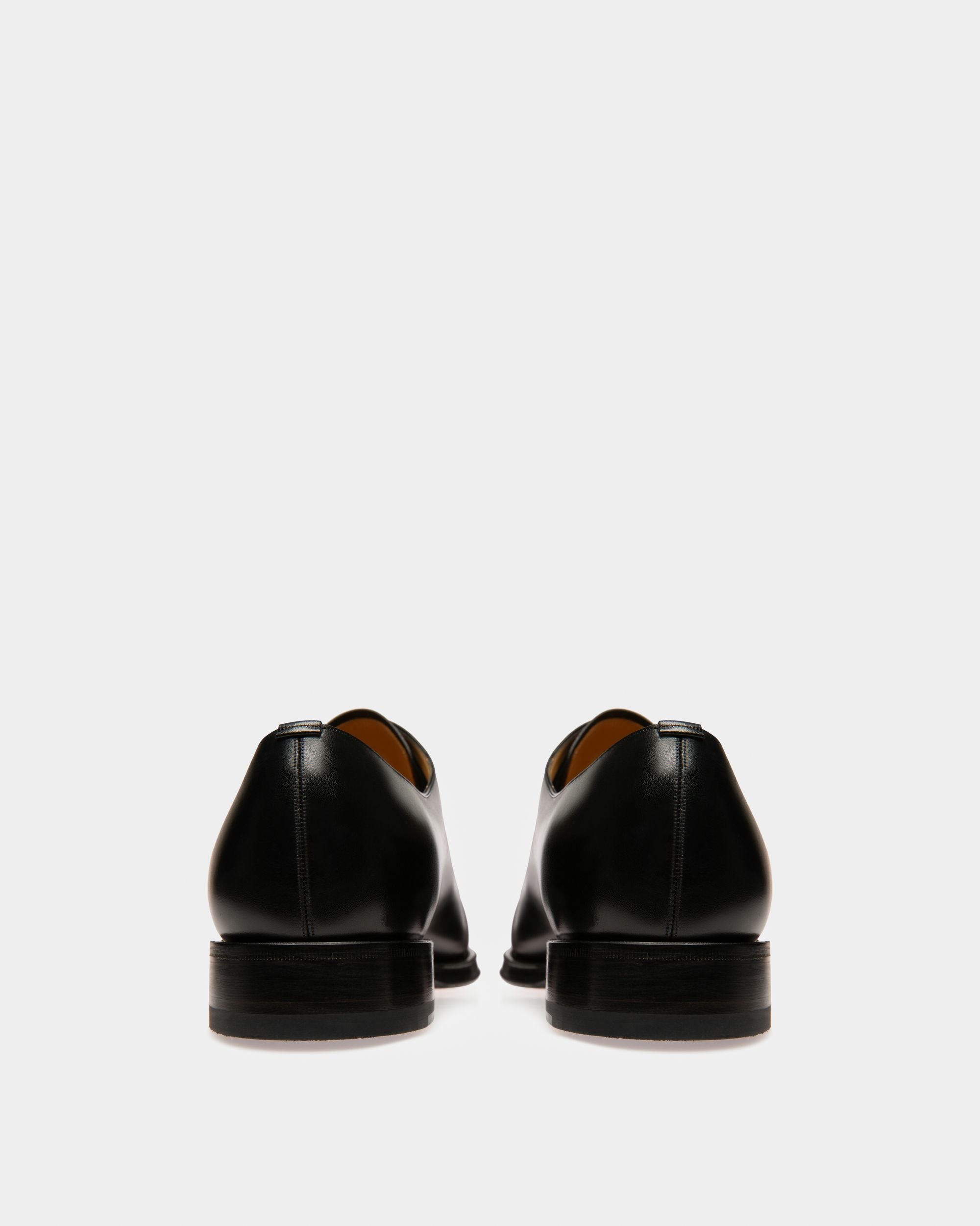 Scolder Oxford In Pelle Di Vitello Nera - Uomo - Bally - 04