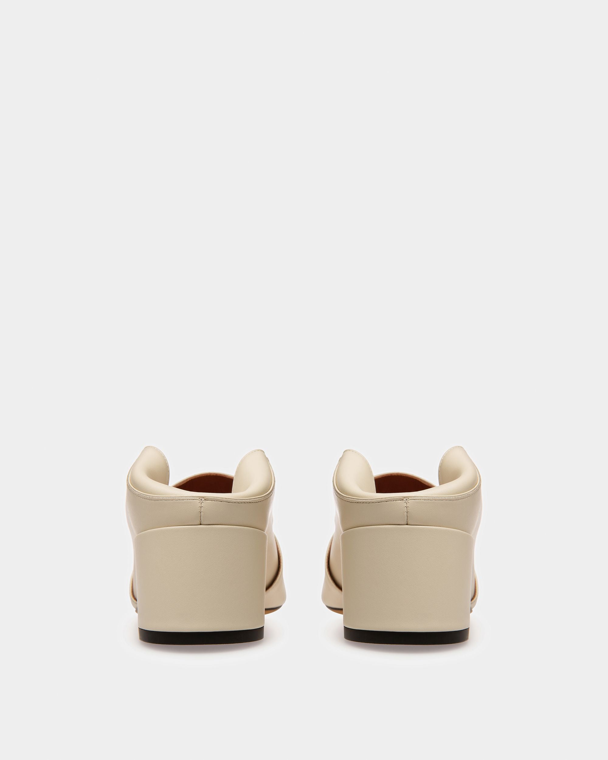 Janelle Décolleté In Pelle Color Avorio - Donna - Bally - 03