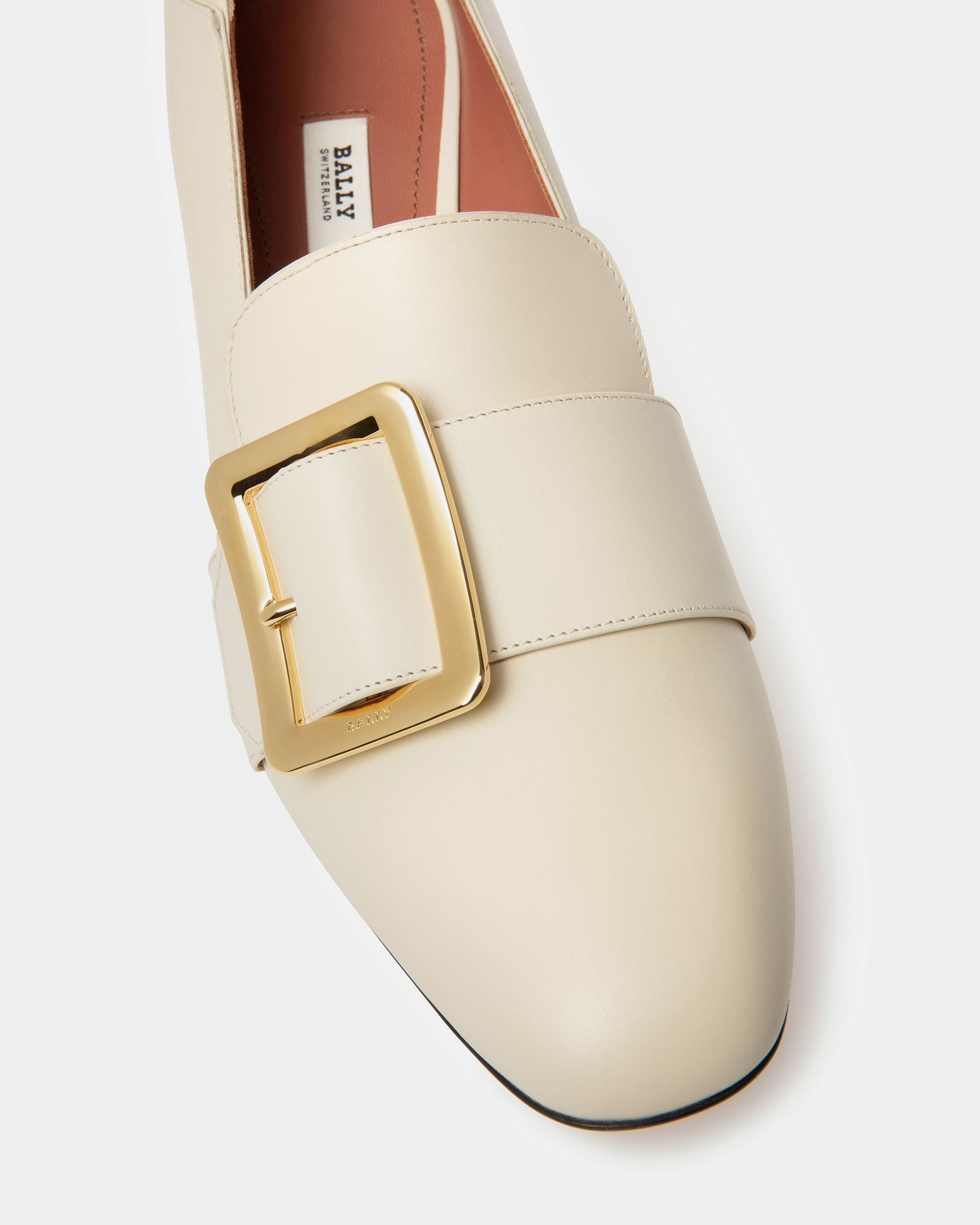 Janelle Décolleté In Pelle Color Avorio - Donna - Bally - 04