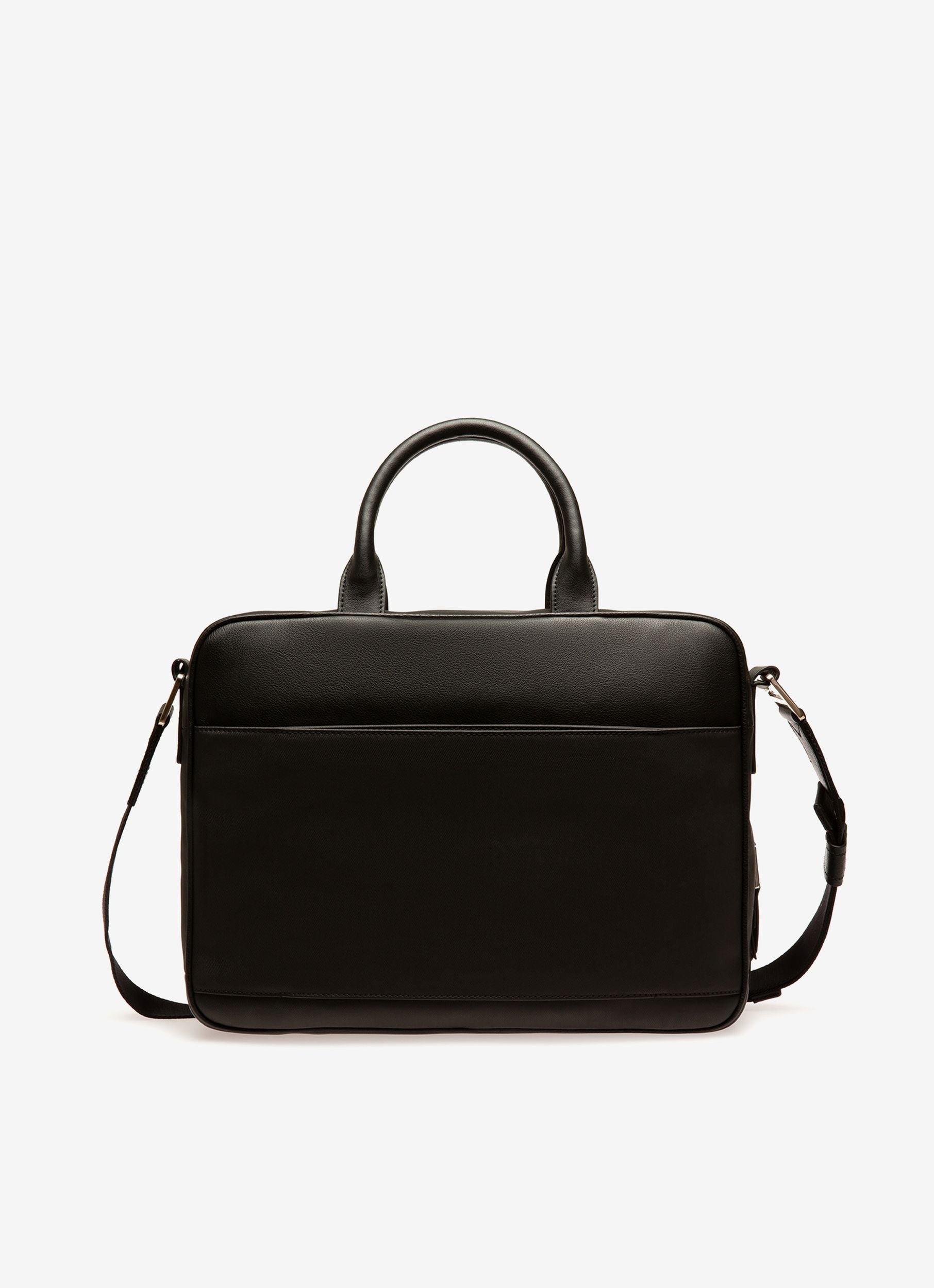 Vaud Valigetta In Tela E Pelle Nera Con Coating - Uomo - Bally - 03